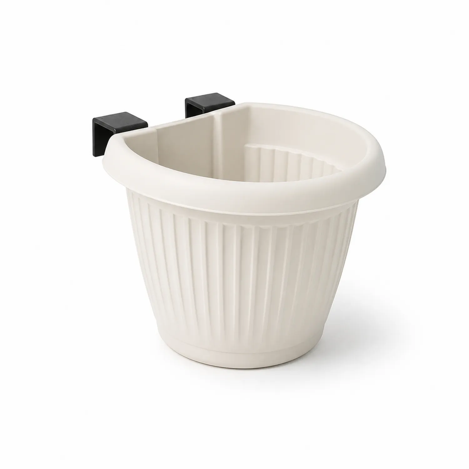 Vaso Sospeso in Plastica Bianco Crema-velnordia
