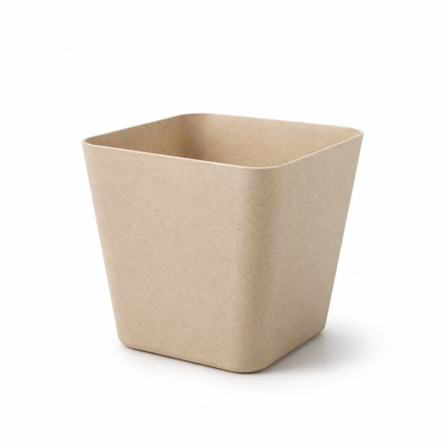 Vaso per Piante Quadrato Beige 15 cm-velnordia