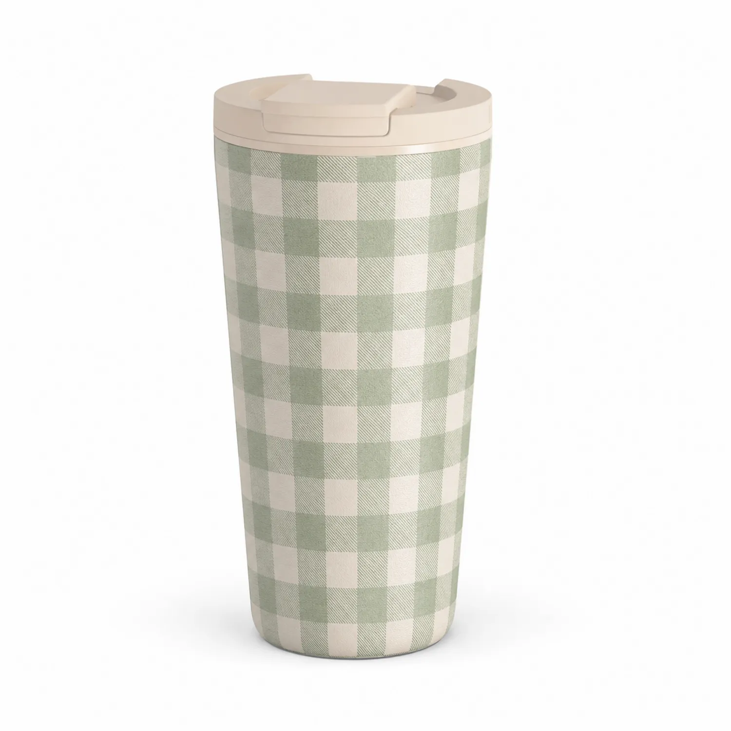 Tazza Termica da Viaggio 400ml a Quadretti Verde