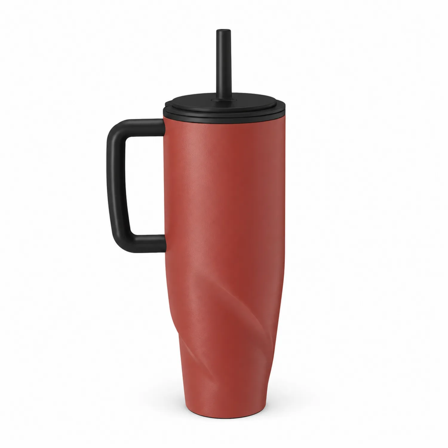 Tazza Termica 500ml Rosso con Manico Nero