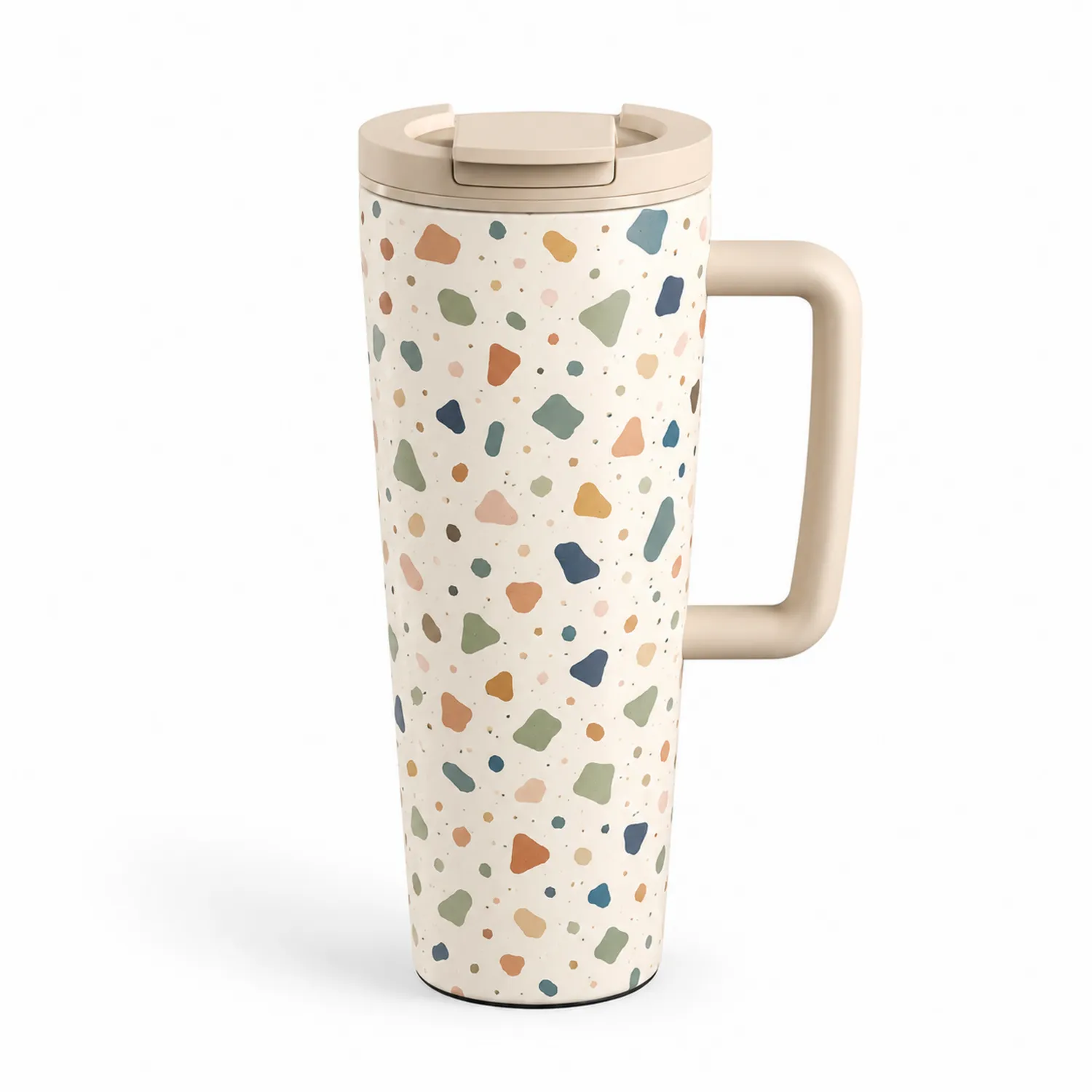 Tazza Termica Astratta con Manico Isolamento Eccellente