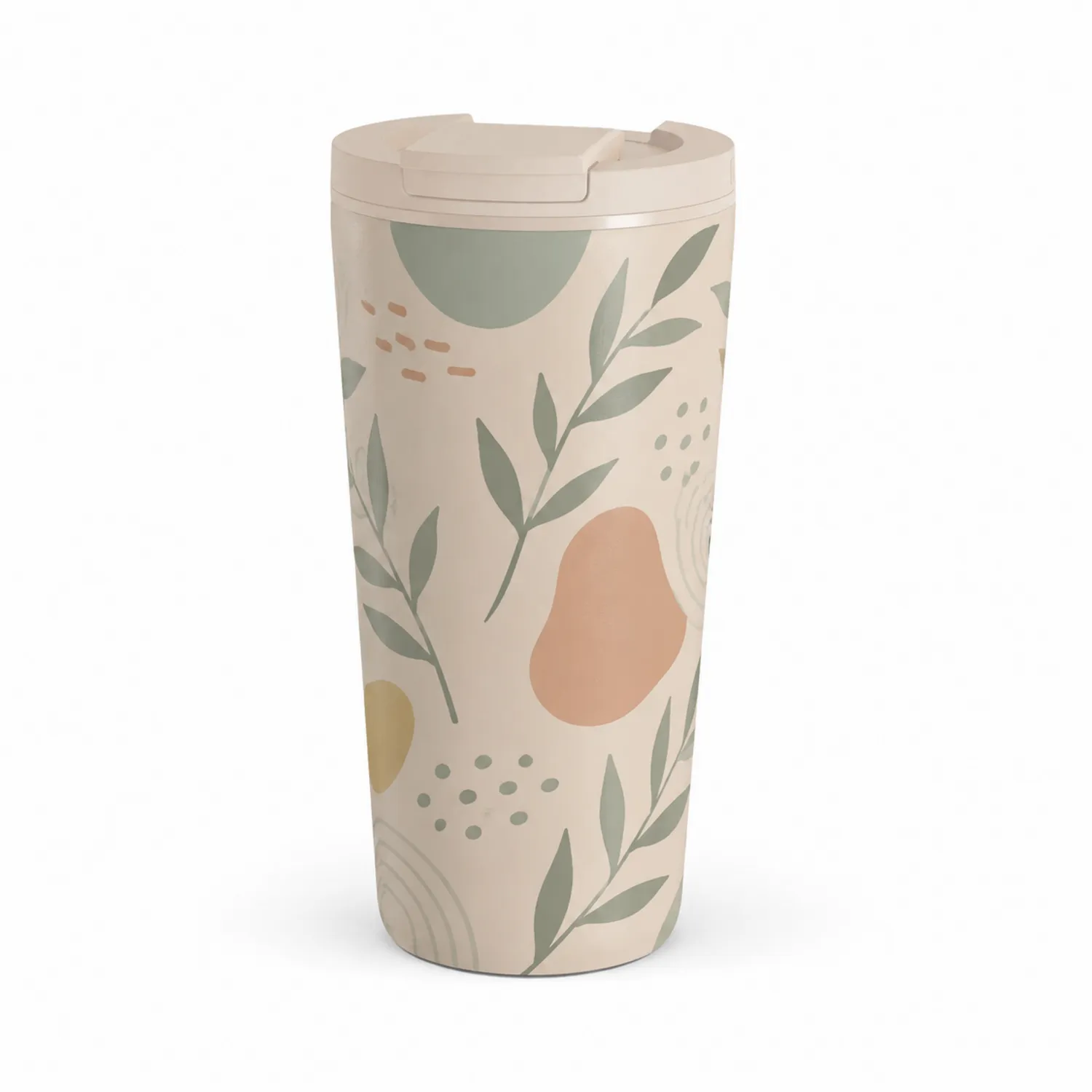 Bicchiere Termico con Design Astratto 500ml Multicolore
