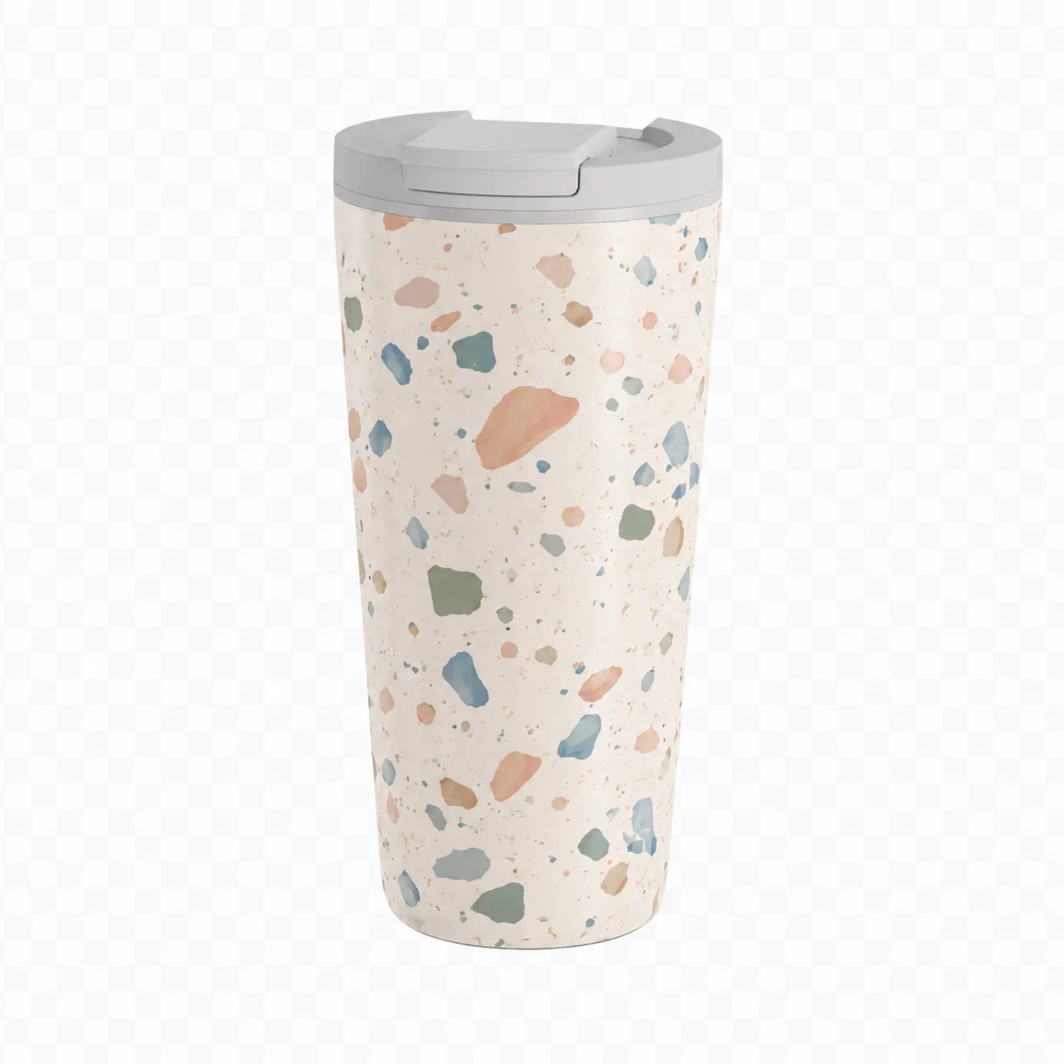 Tazza Termica Astratta con Coperchio Ermetico 400ml
