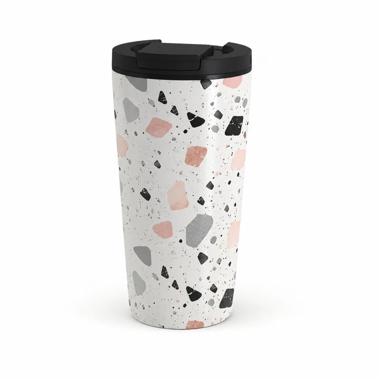 Tazza Termica con Motivo Terrazzo - Multicolore, 500ml