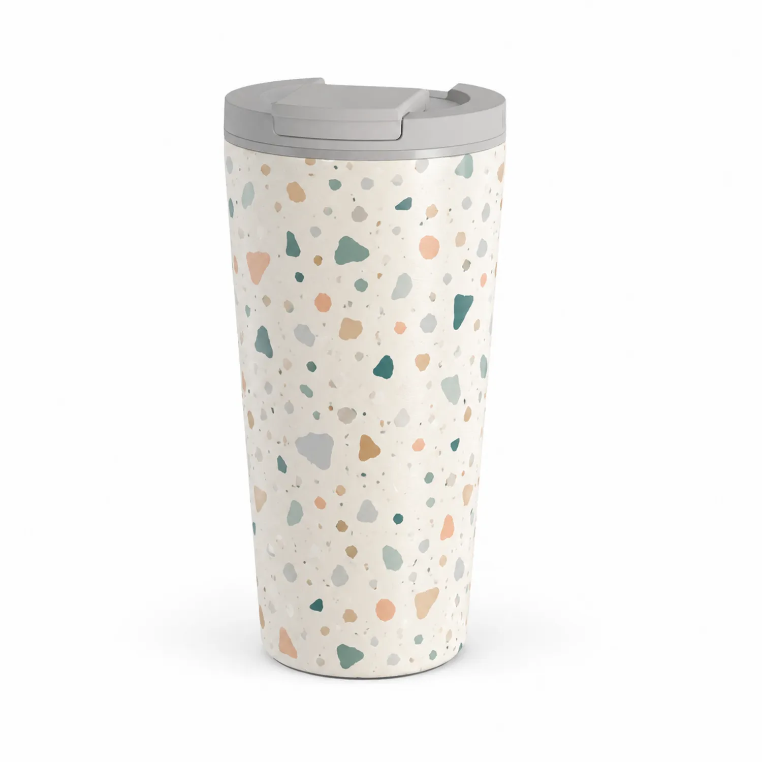 Tazza Termica da Viaggio 500ml Motivo Terrazzo Multicolore