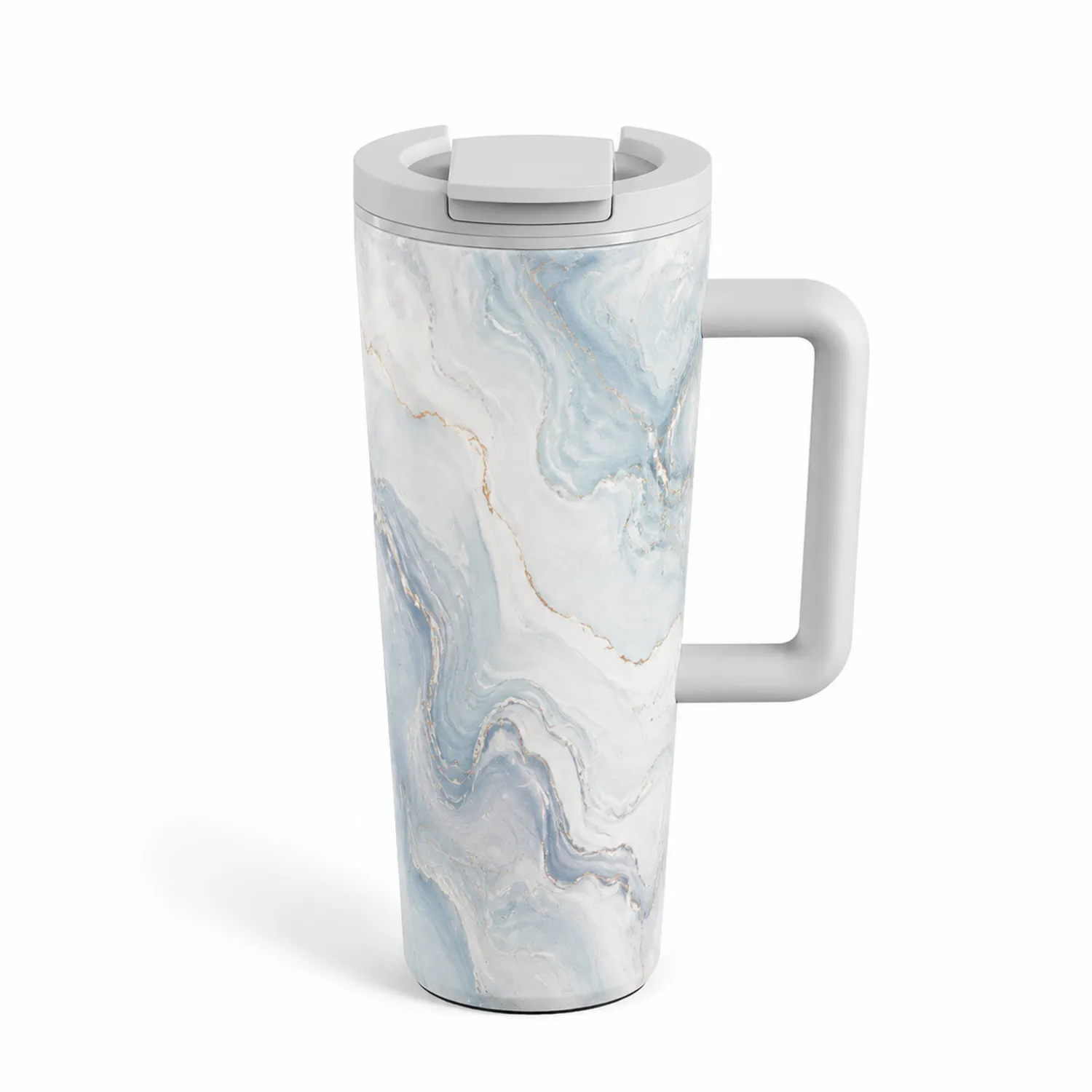 Tazza Termica con Manico 500ml Effetto Marmo