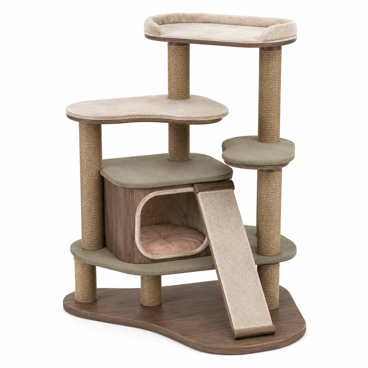 Indoor-Katzen-Spielmöbel,Kratzbaum - roomavixa