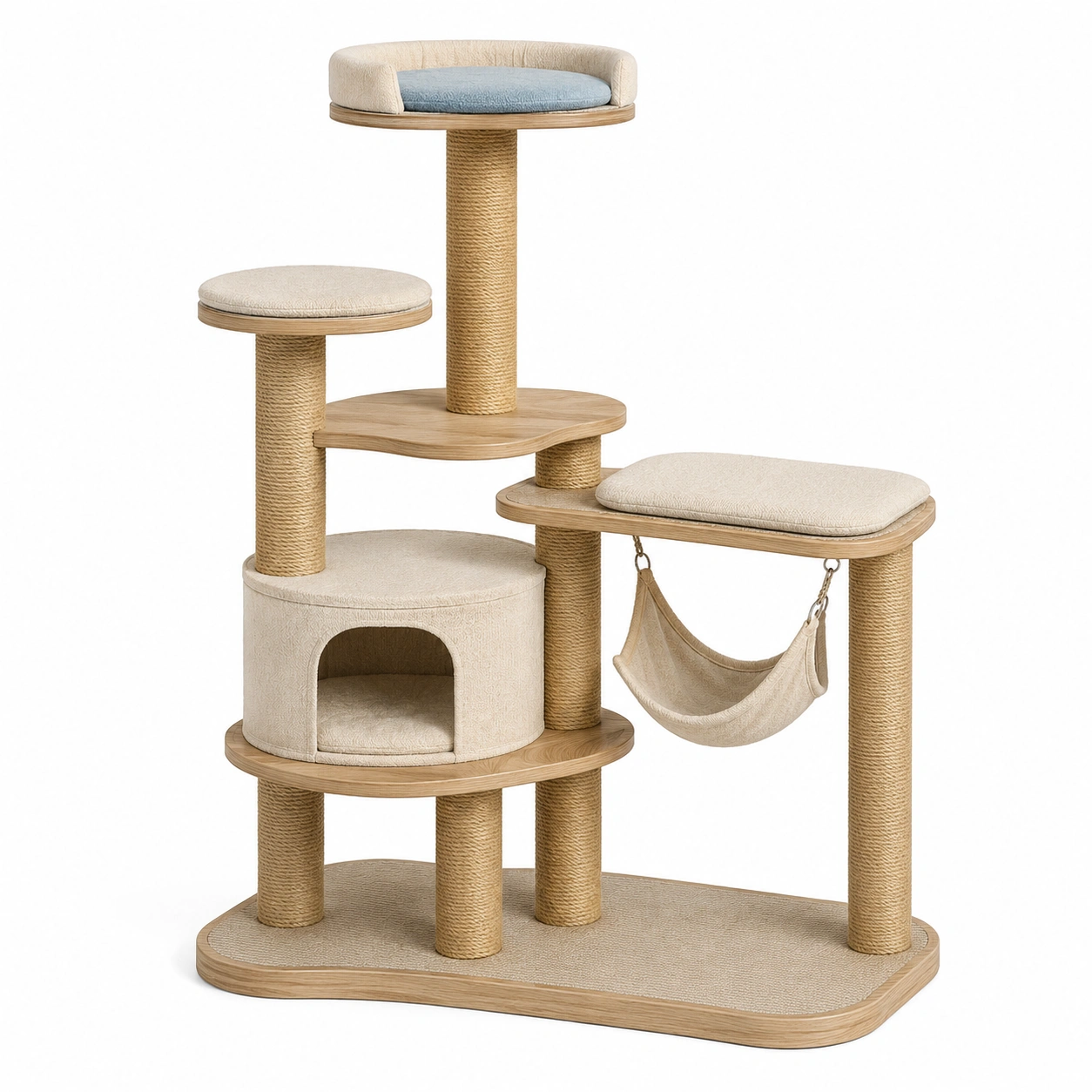 Indoor-Katzen-Spielmöbel,Kratzbaum - roomavixa
