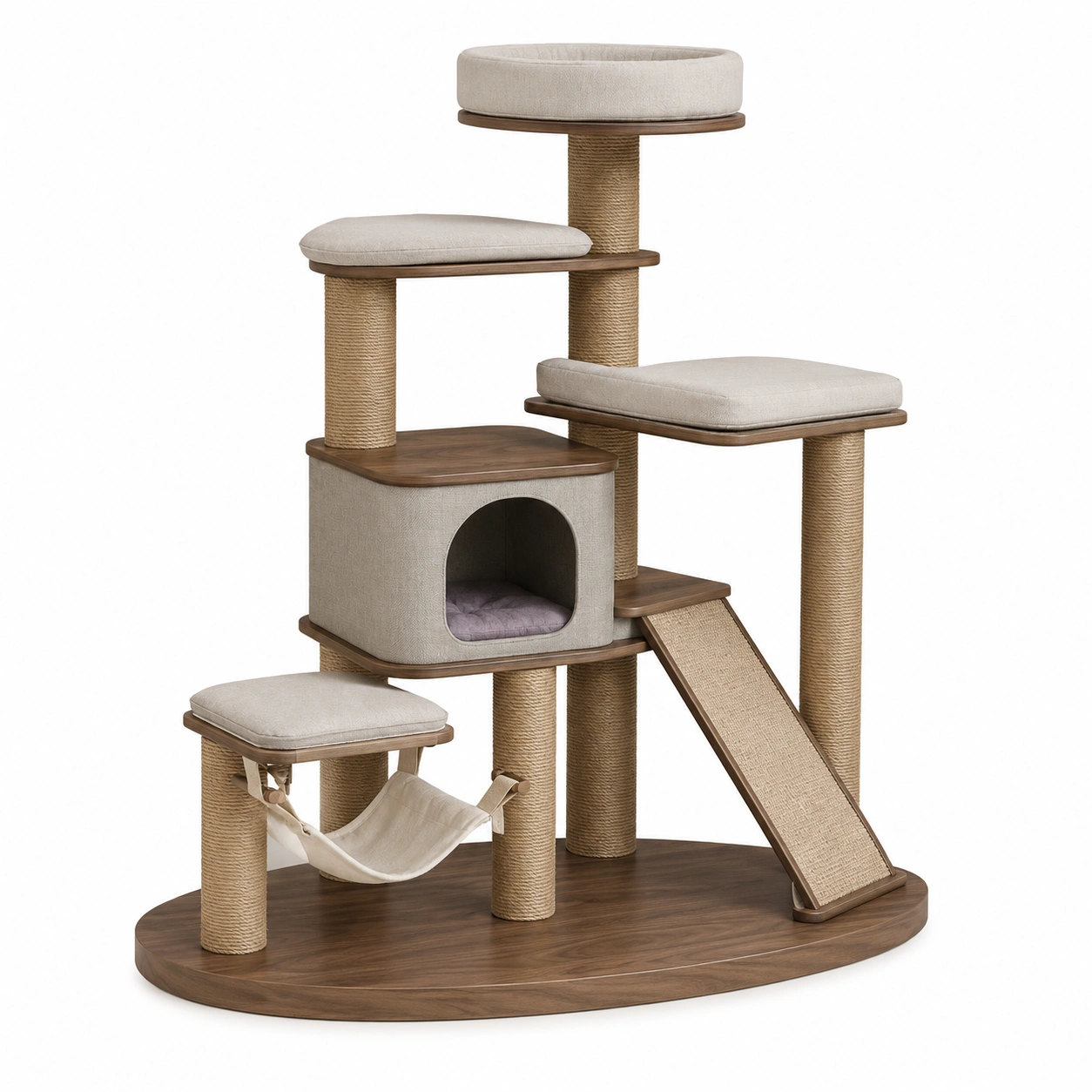 Indoor-Katzen-Spielmöbel,Kratzbaum - roomavixa