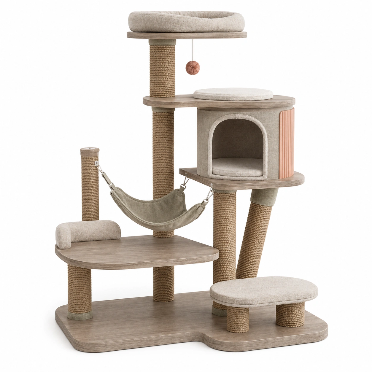 Indoor-Katzen-Spielmöbel,Kratzbaum - roomavixa