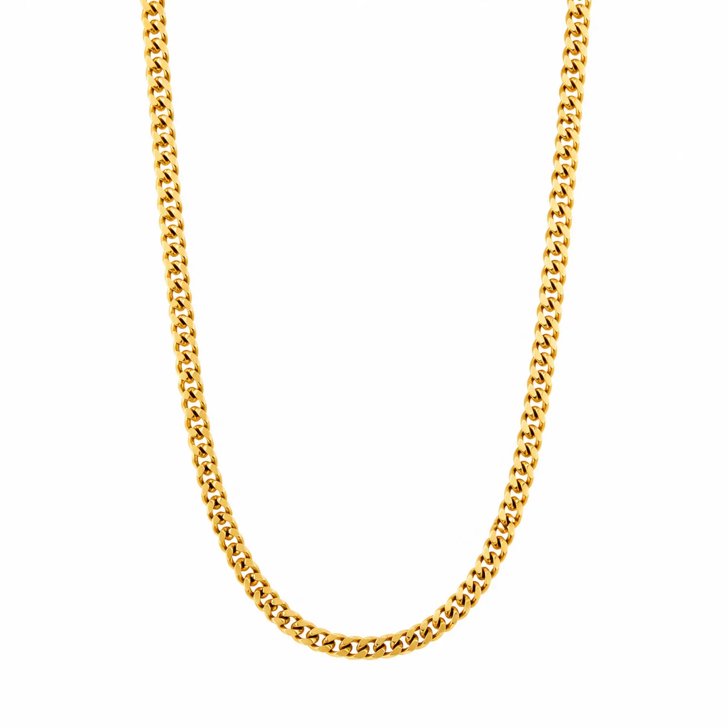 Cadena Clásica Dorada 60cm para Hombres y Mujeres