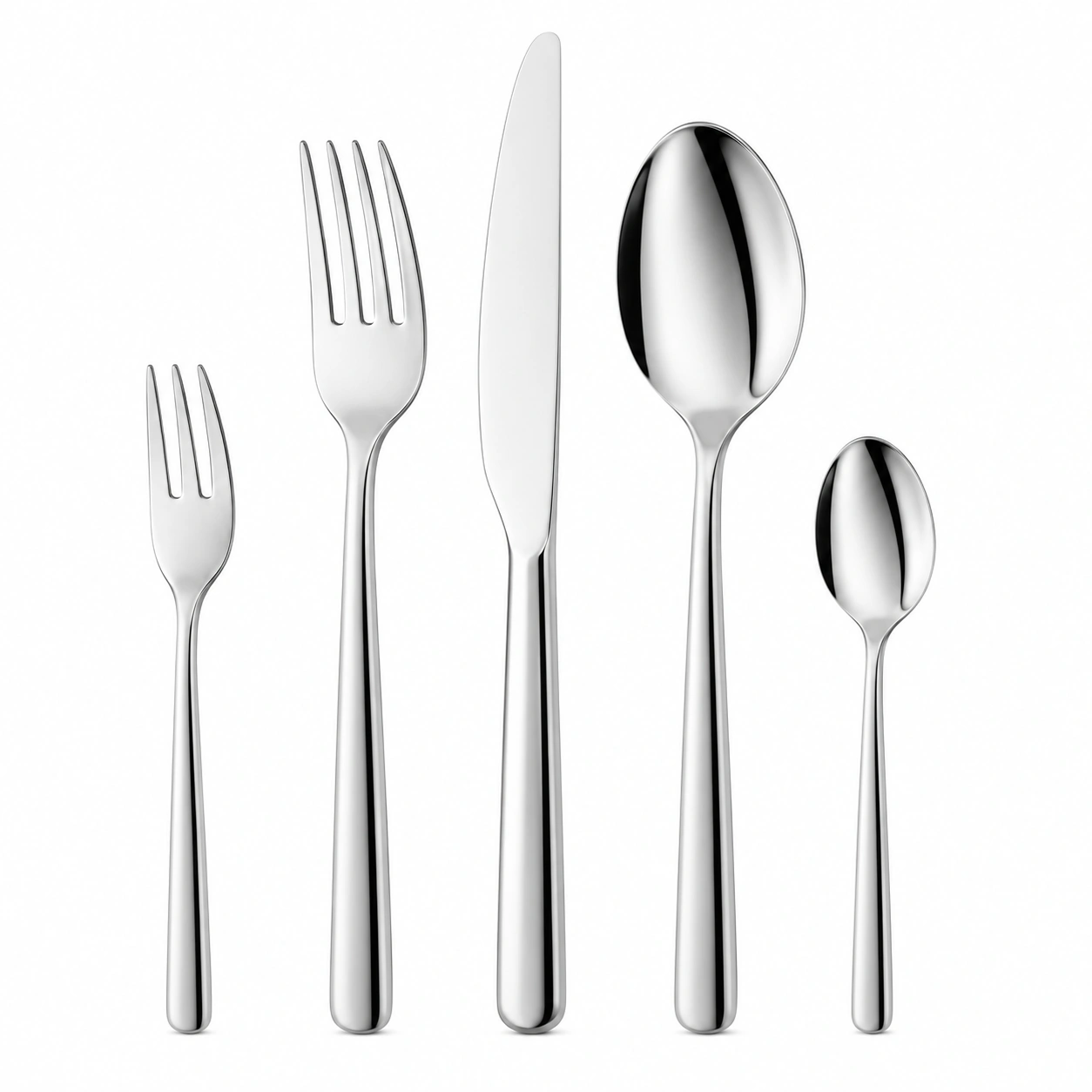 Edelstahl Besteckset 5 Teilig-Oaklino