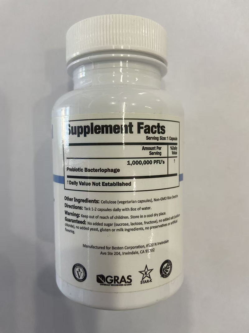 ArthHeal Fixansin Bacteriophage Intestinal Care Capsules
