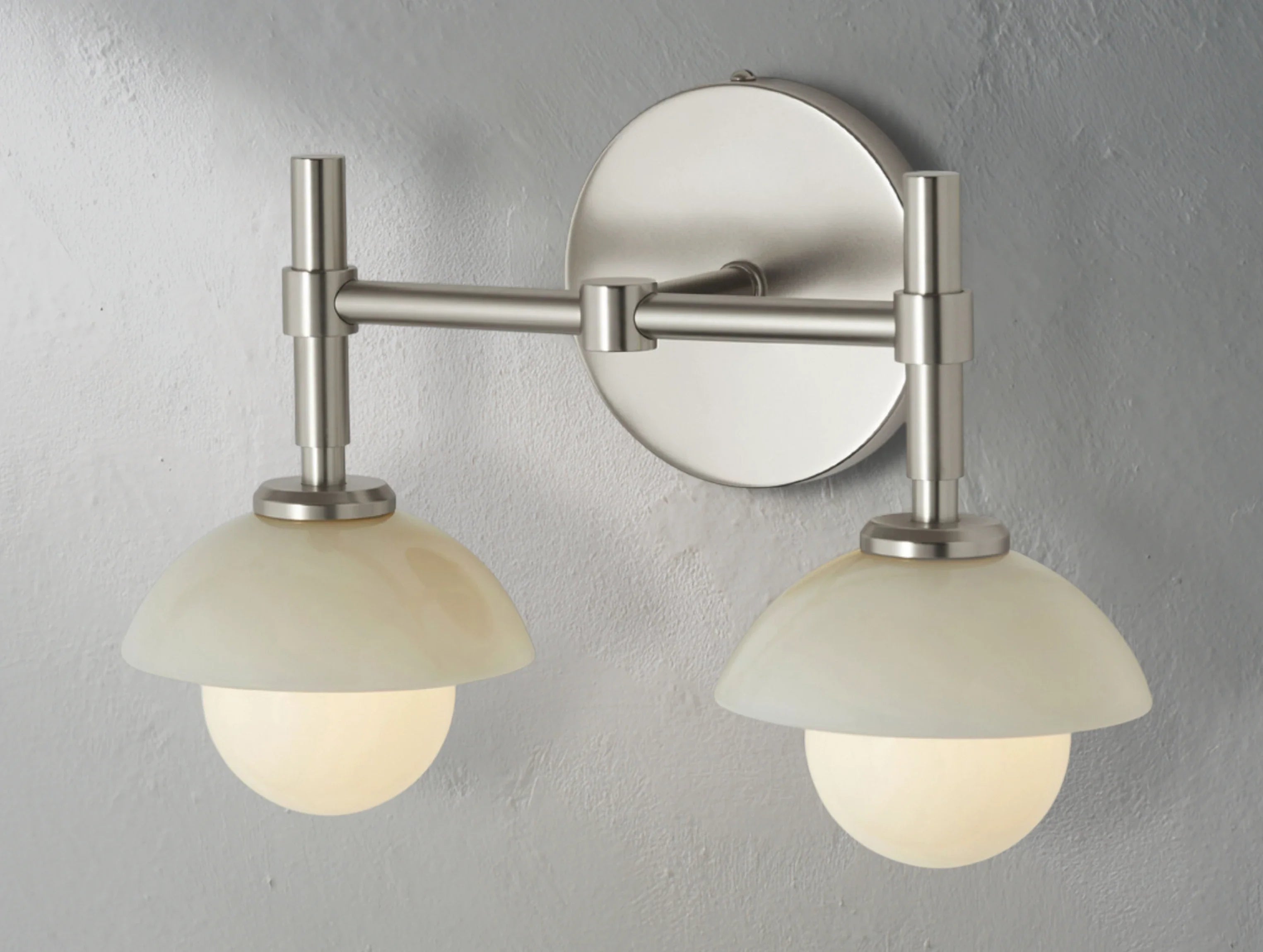 Greensh Double Sconce - ZELNO LIGHTING