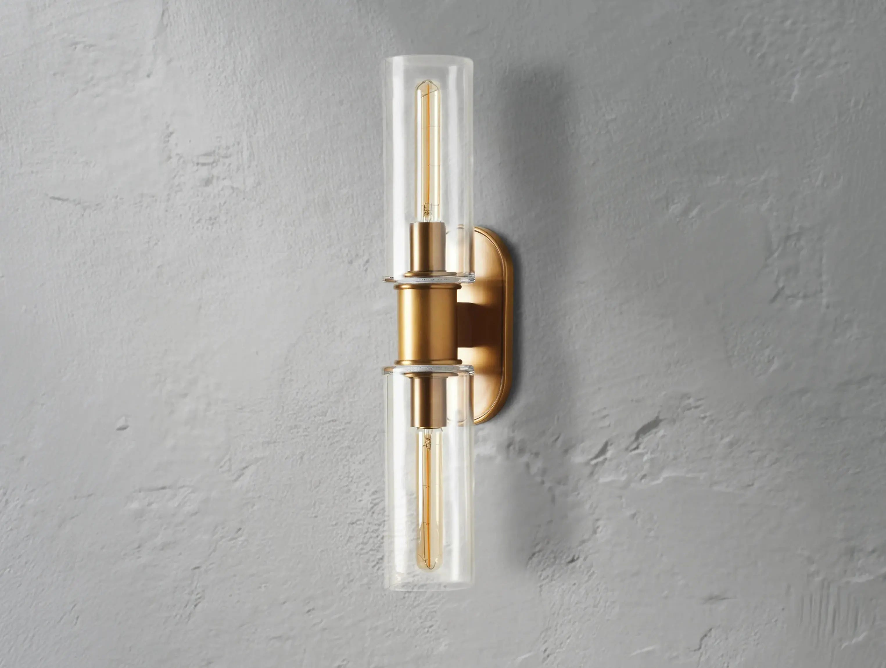 Horlin Double Sconce in Clear ZELNO LIGHTING