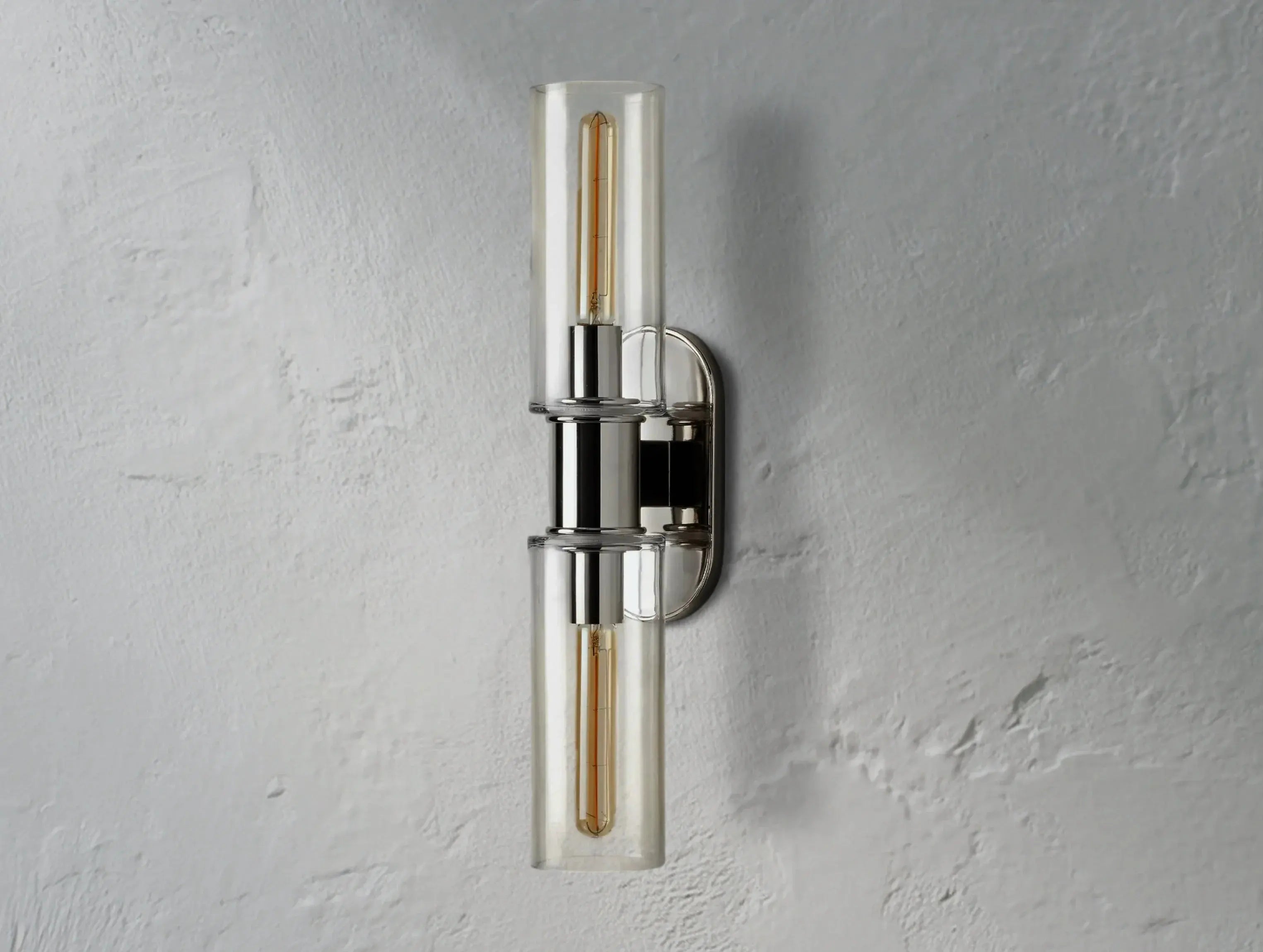 Horlin Double Sconce in Clear ZELNO LIGHTING