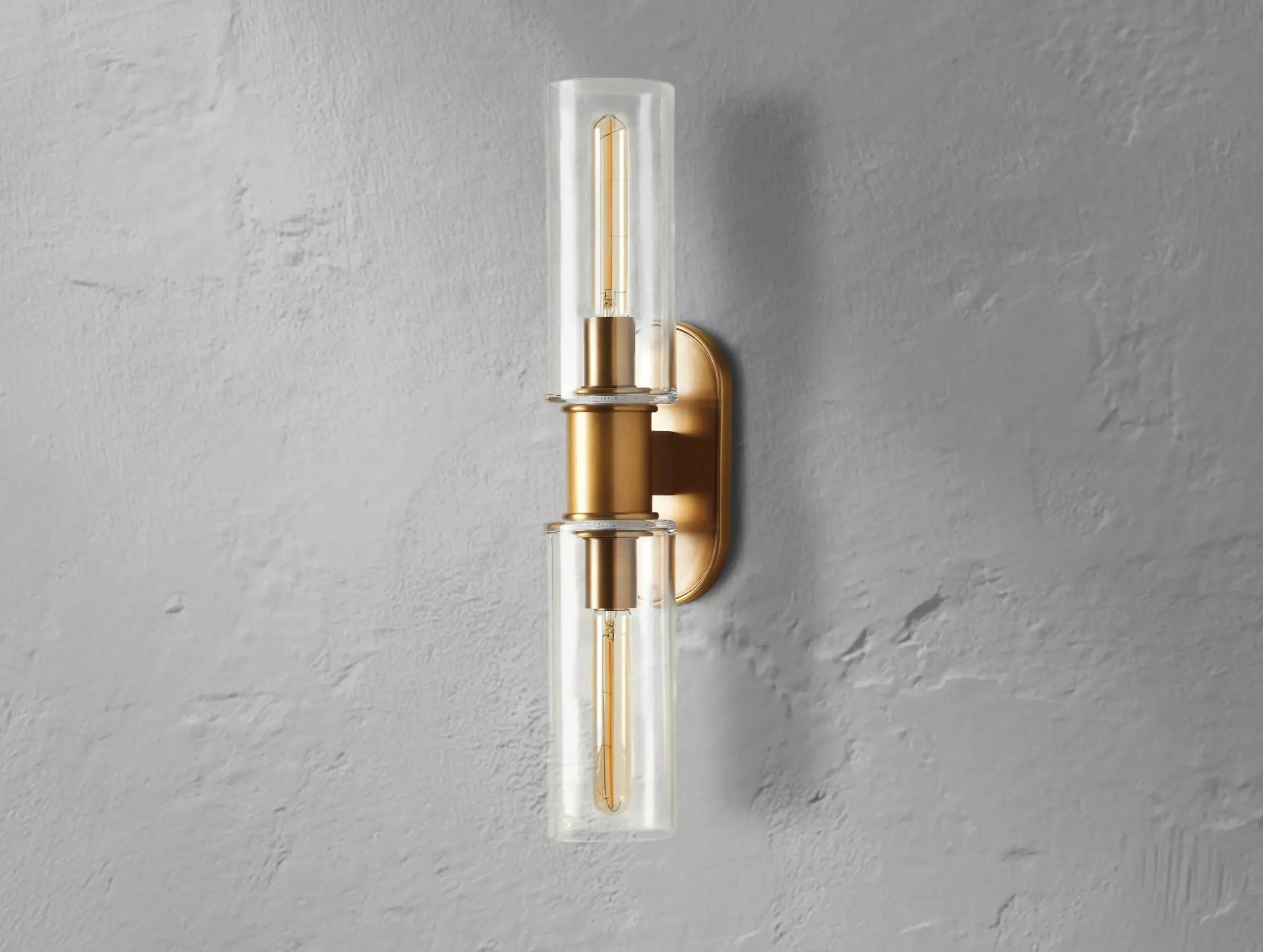 Horlin Double Sconce in Clear ZELNO LIGHTING