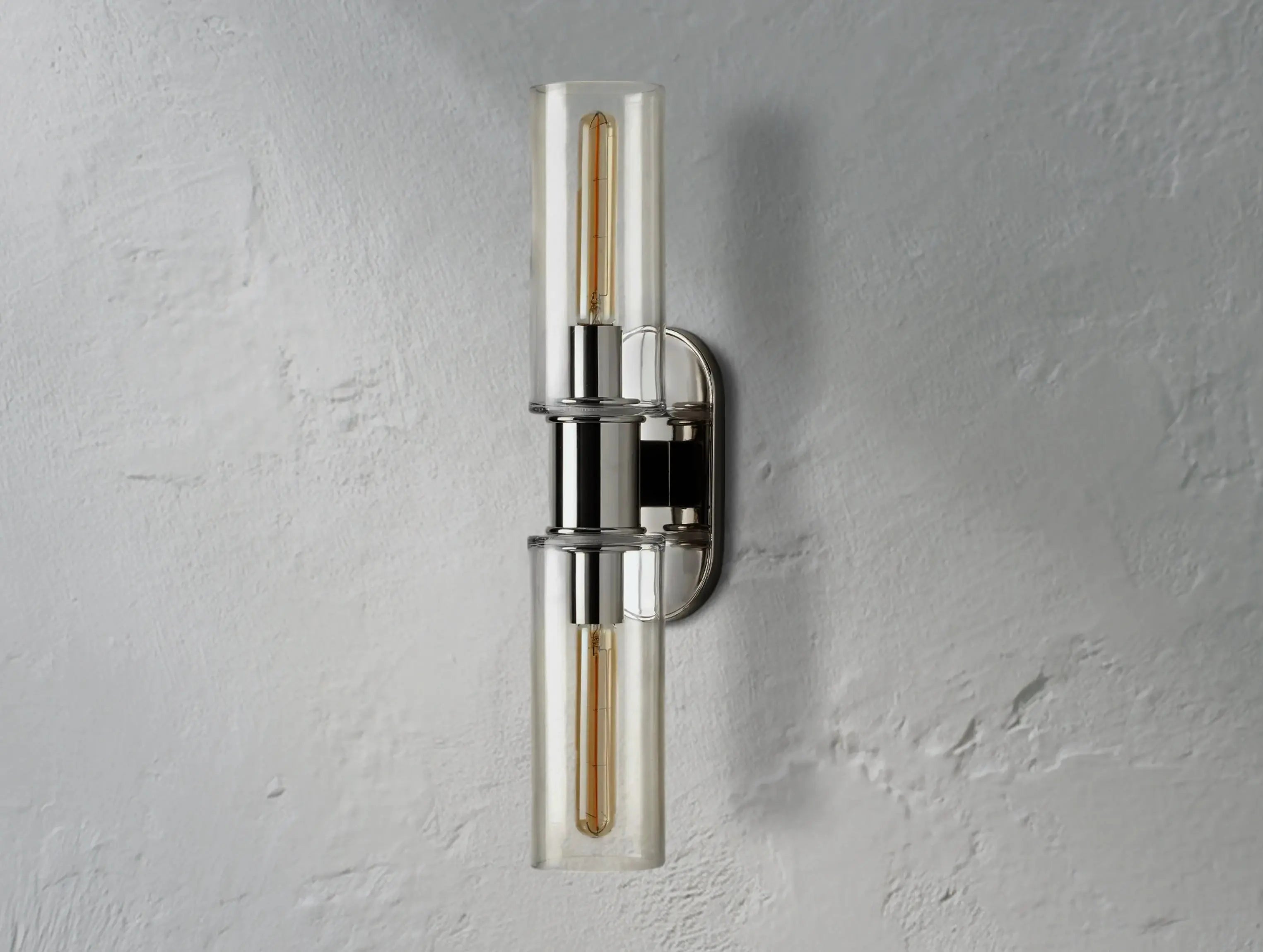 Horlin Double Sconce in Clear ZELNO LIGHTING