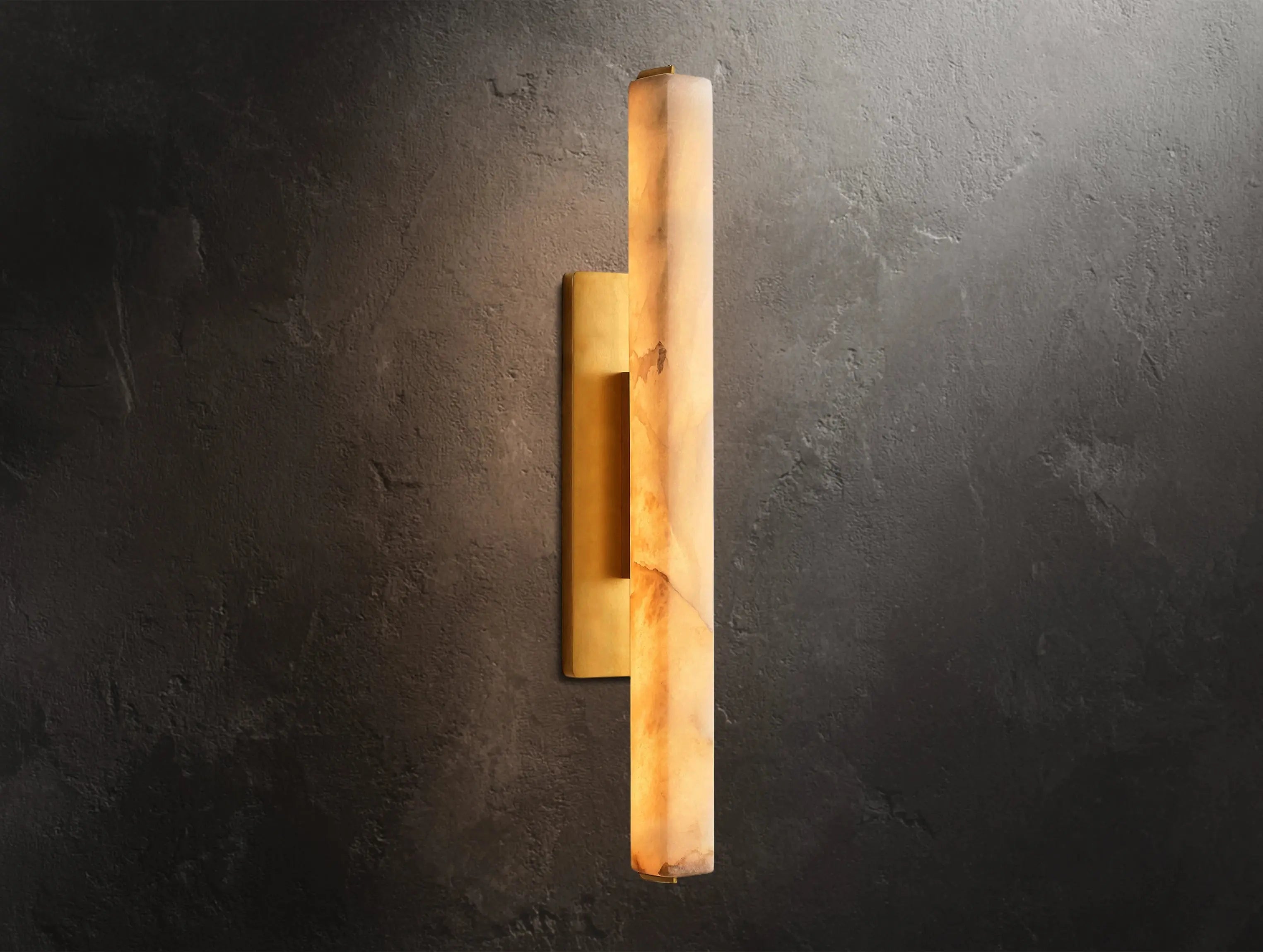Ardubon Alabaster Single Sconce ZELNO LIGHTING