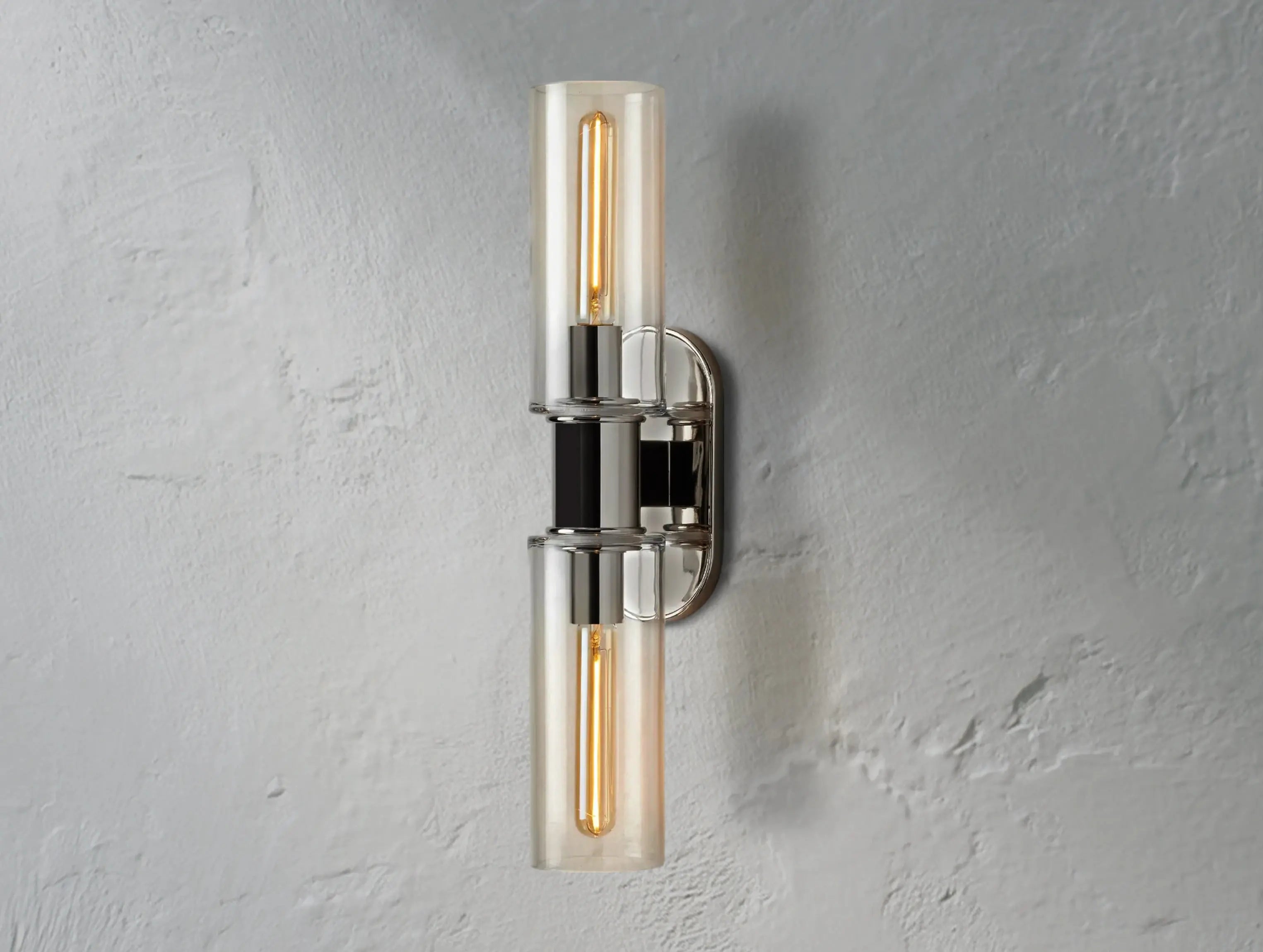 Horlin Double Sconce in Clear ZELNO LIGHTING