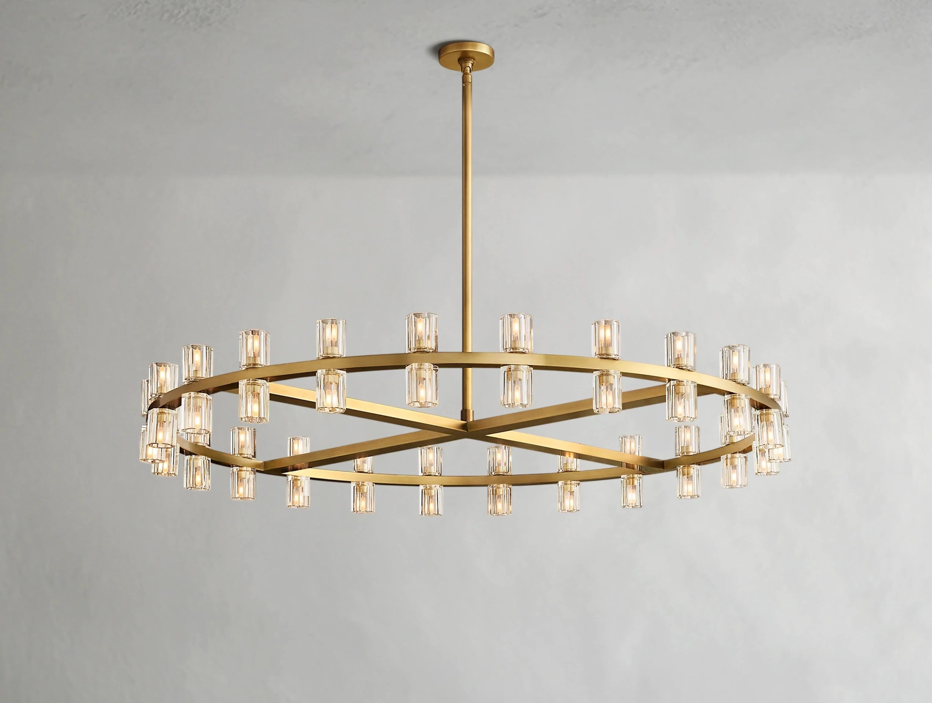 Gearra LED Round Chandelier ZELNO LIGHTING