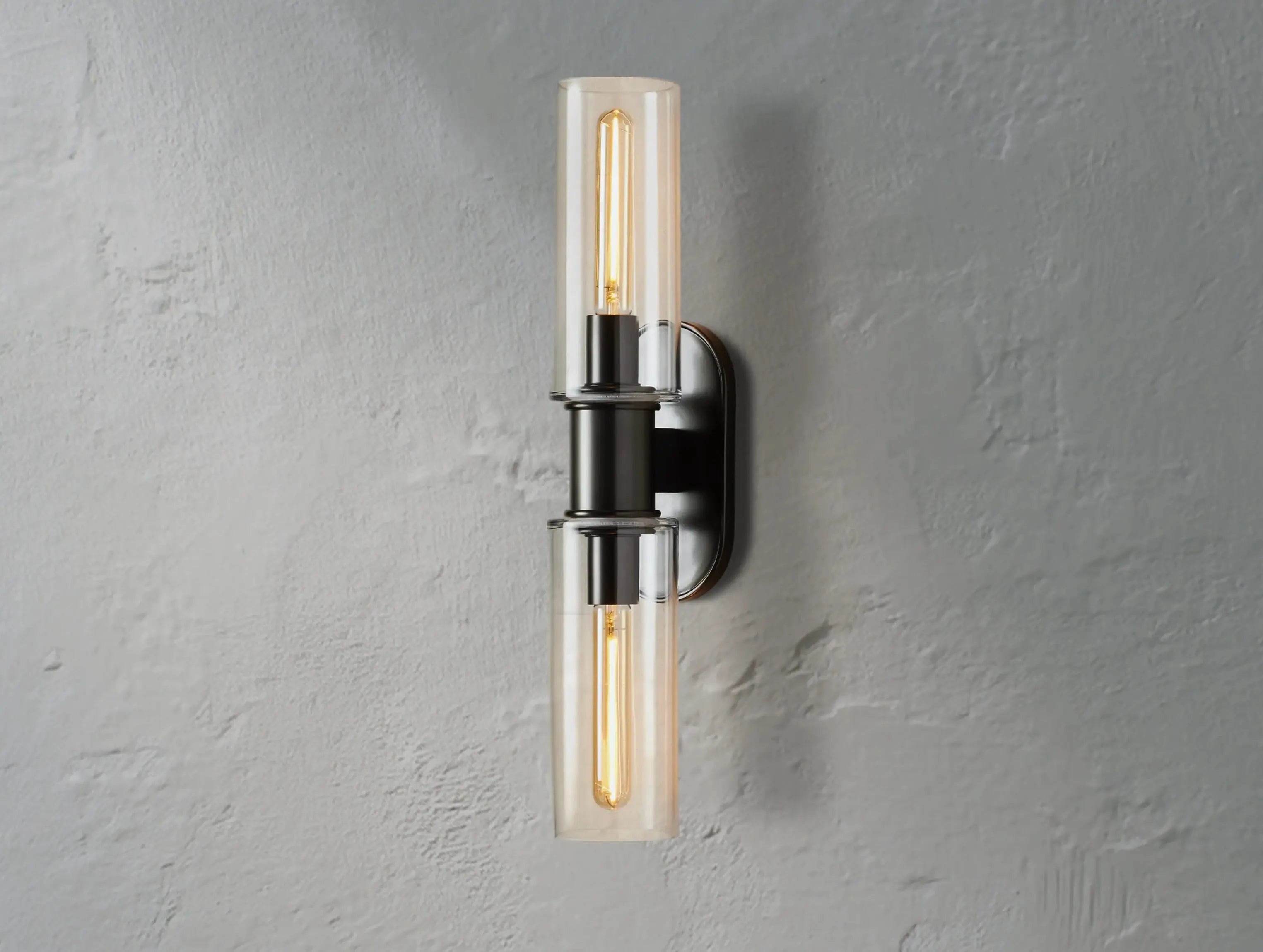 Horlin Double Sconce in Clear ZELNO LIGHTING
