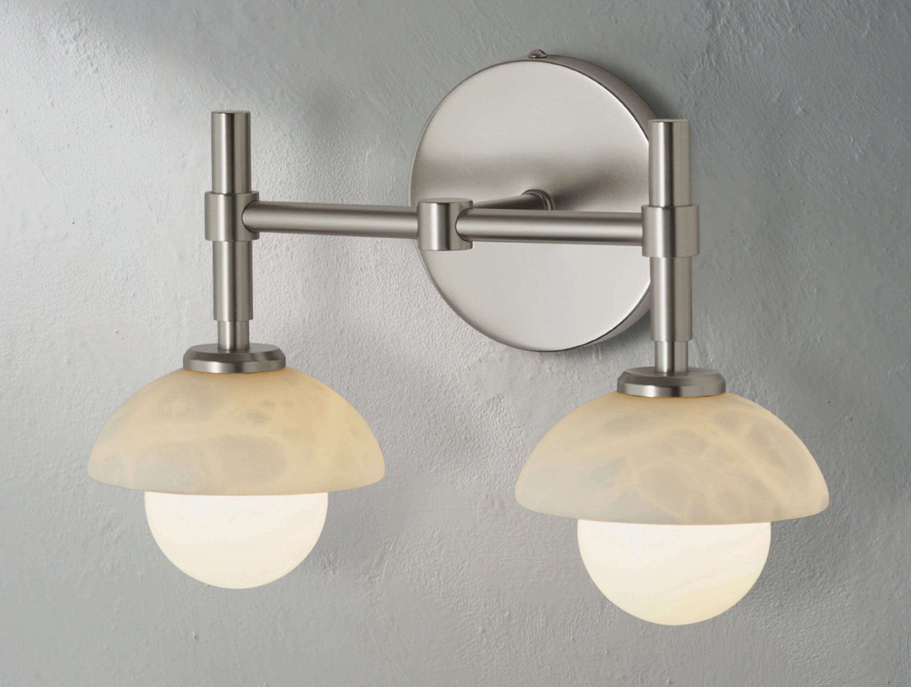 Greensh Double Sconce - ZELNO LIGHTING