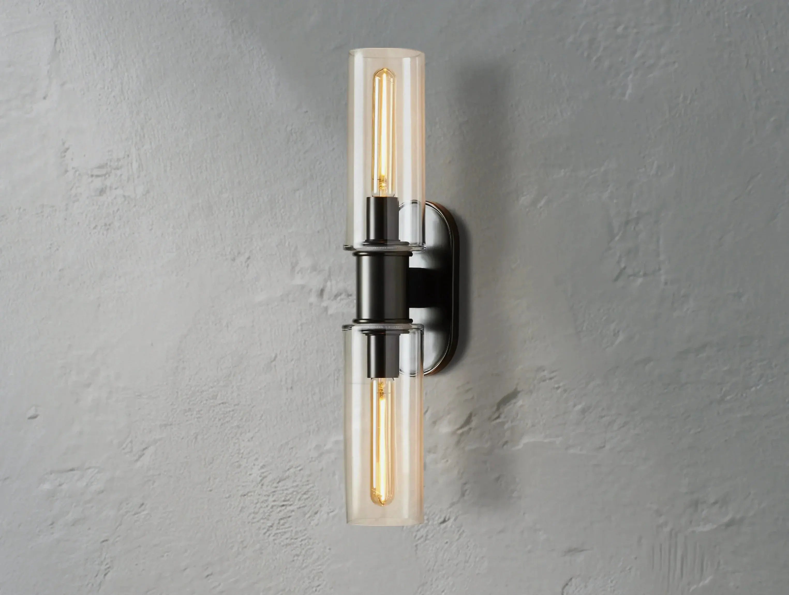 Horlin Double Sconce in Clear ZELNO LIGHTING
