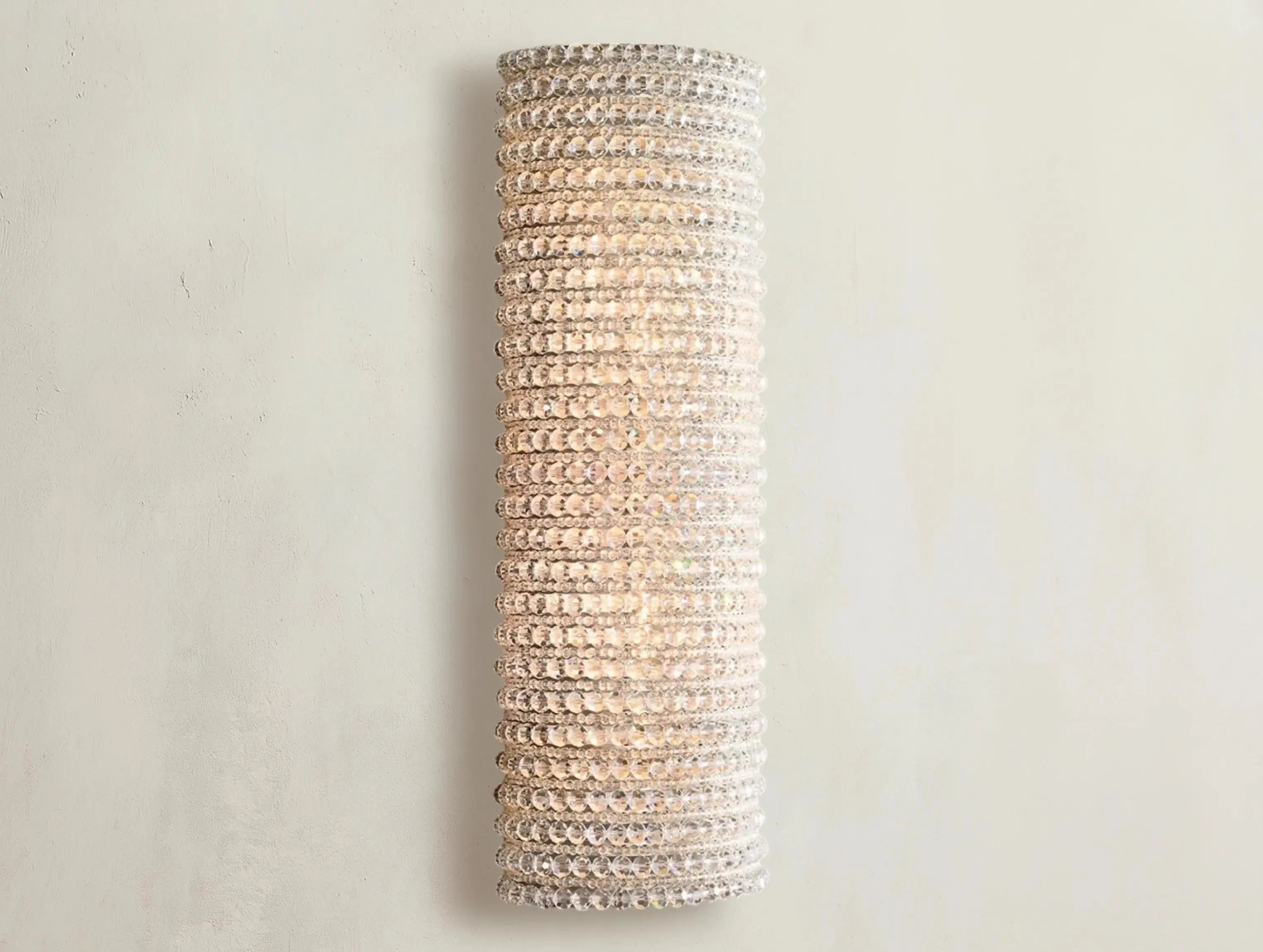 Macho Crystal Halo Clear Glass Sconce ZELNO LIGHTING