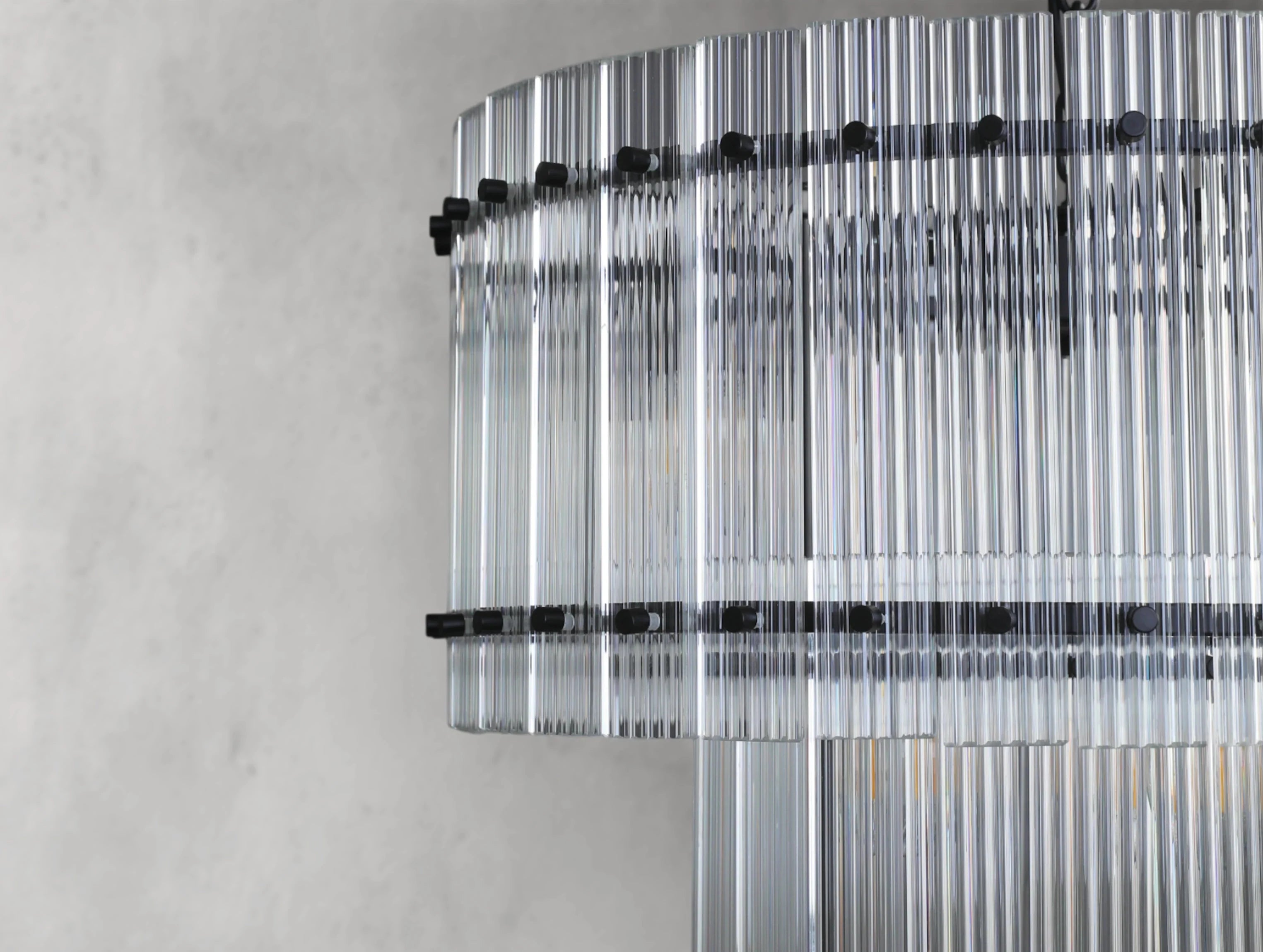 Royce Two-Tier Round Chandelier ZELNO LIGHTING