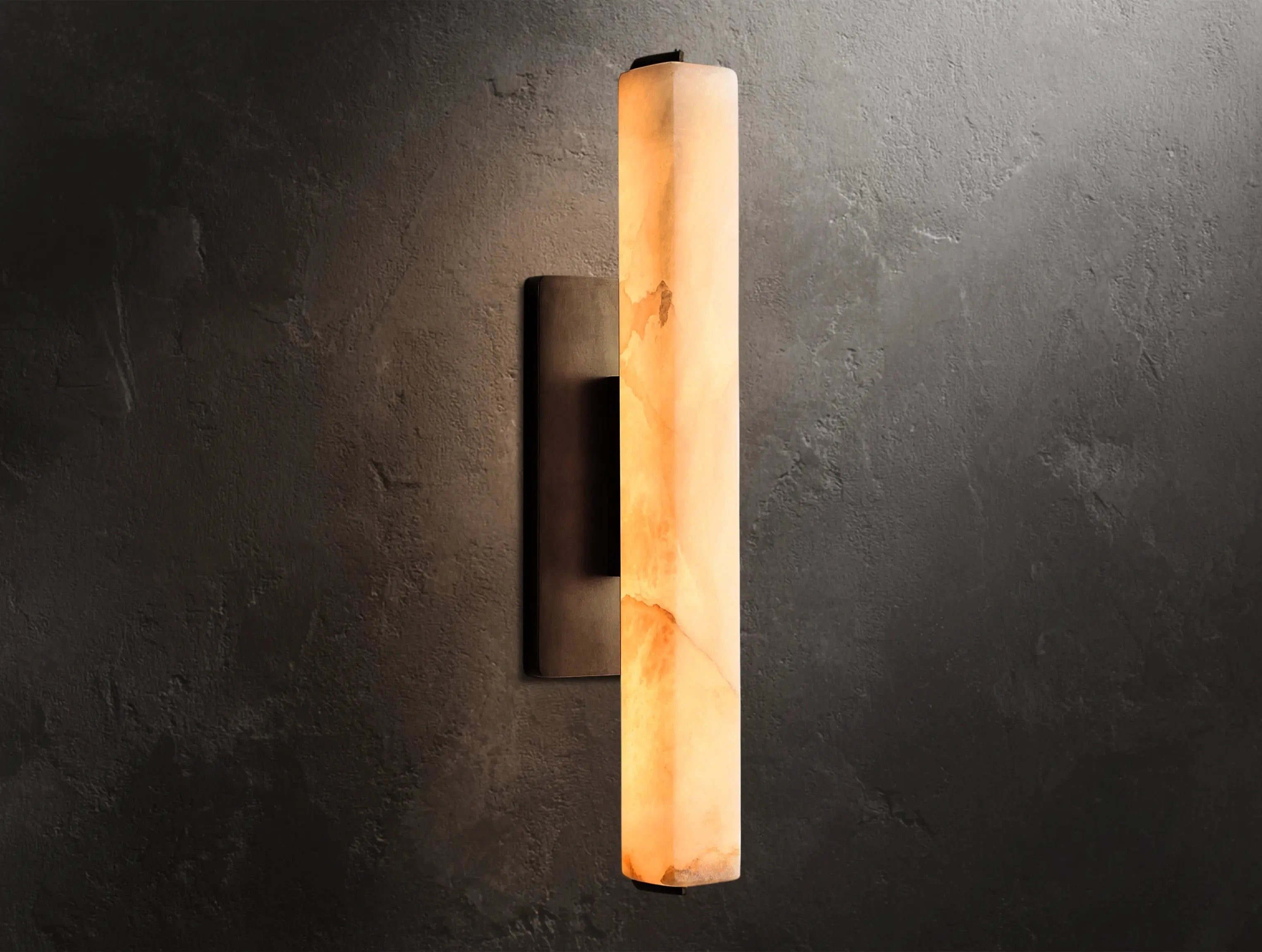 Ardubon Alabaster Single Sconce ZELNO LIGHTING