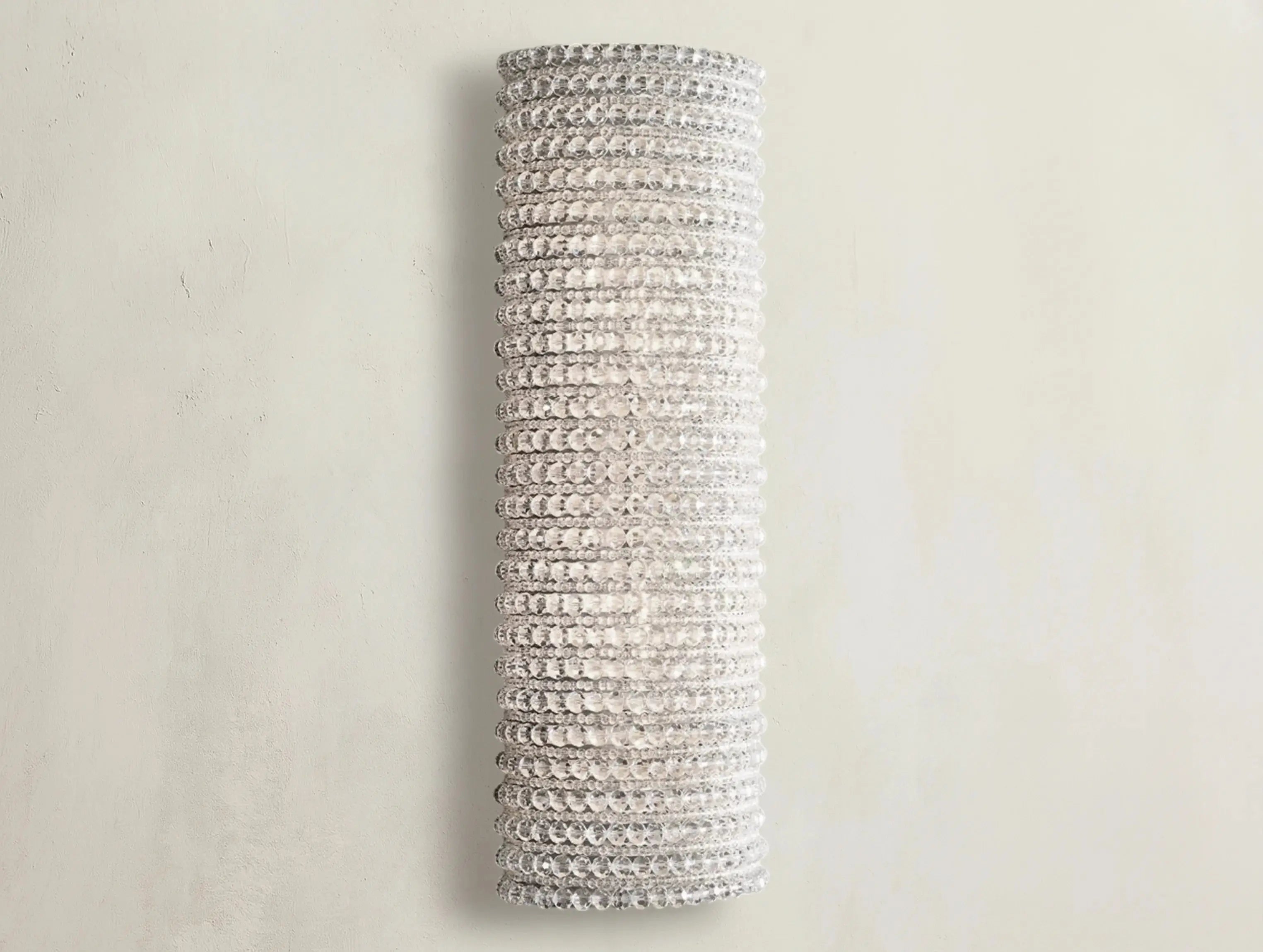 Macho Crystal Halo Clear Glass Sconce ZELNO LIGHTING