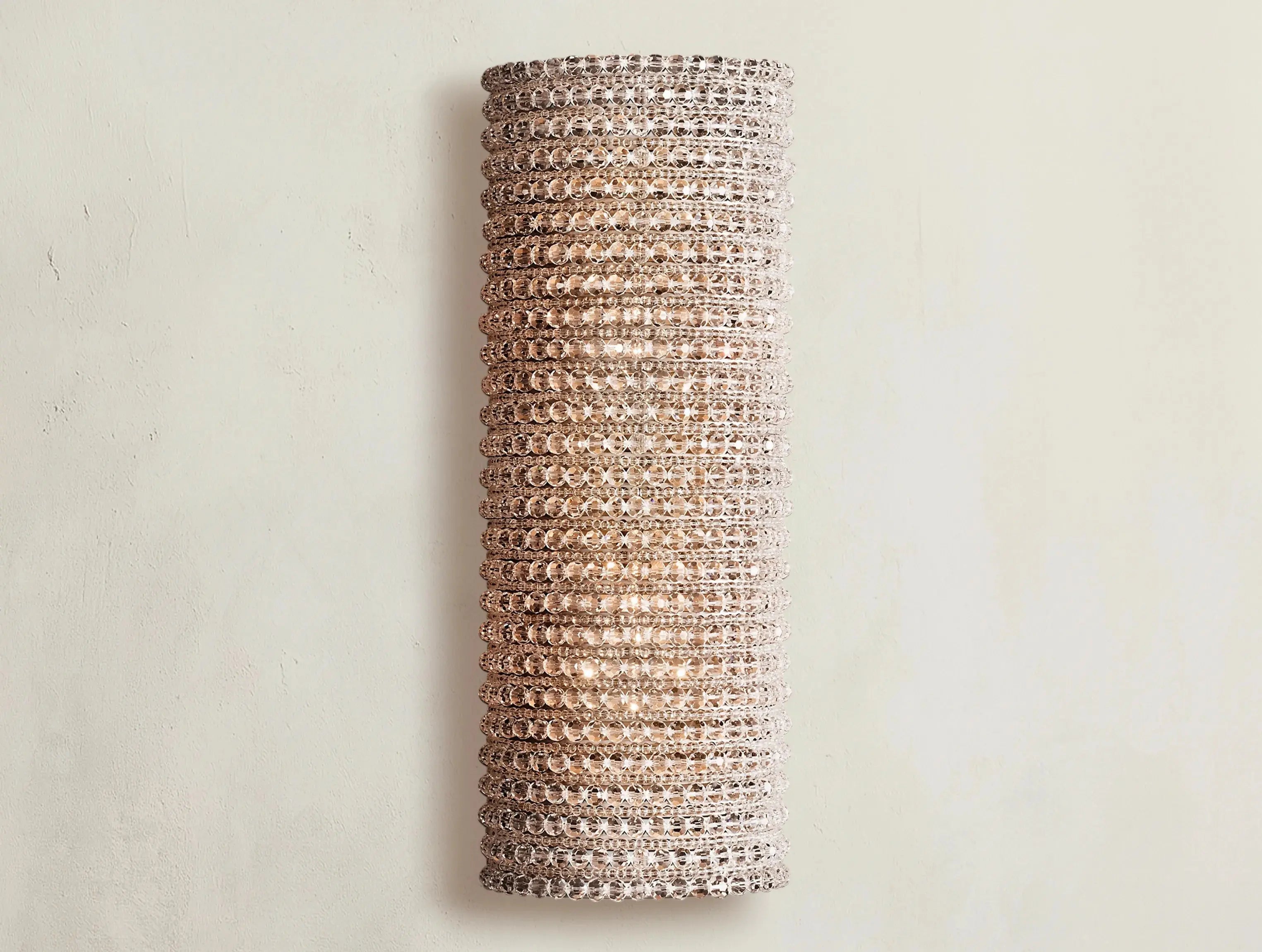 Macho Crystal Halo Clear Glass Sconce ZELNO LIGHTING
