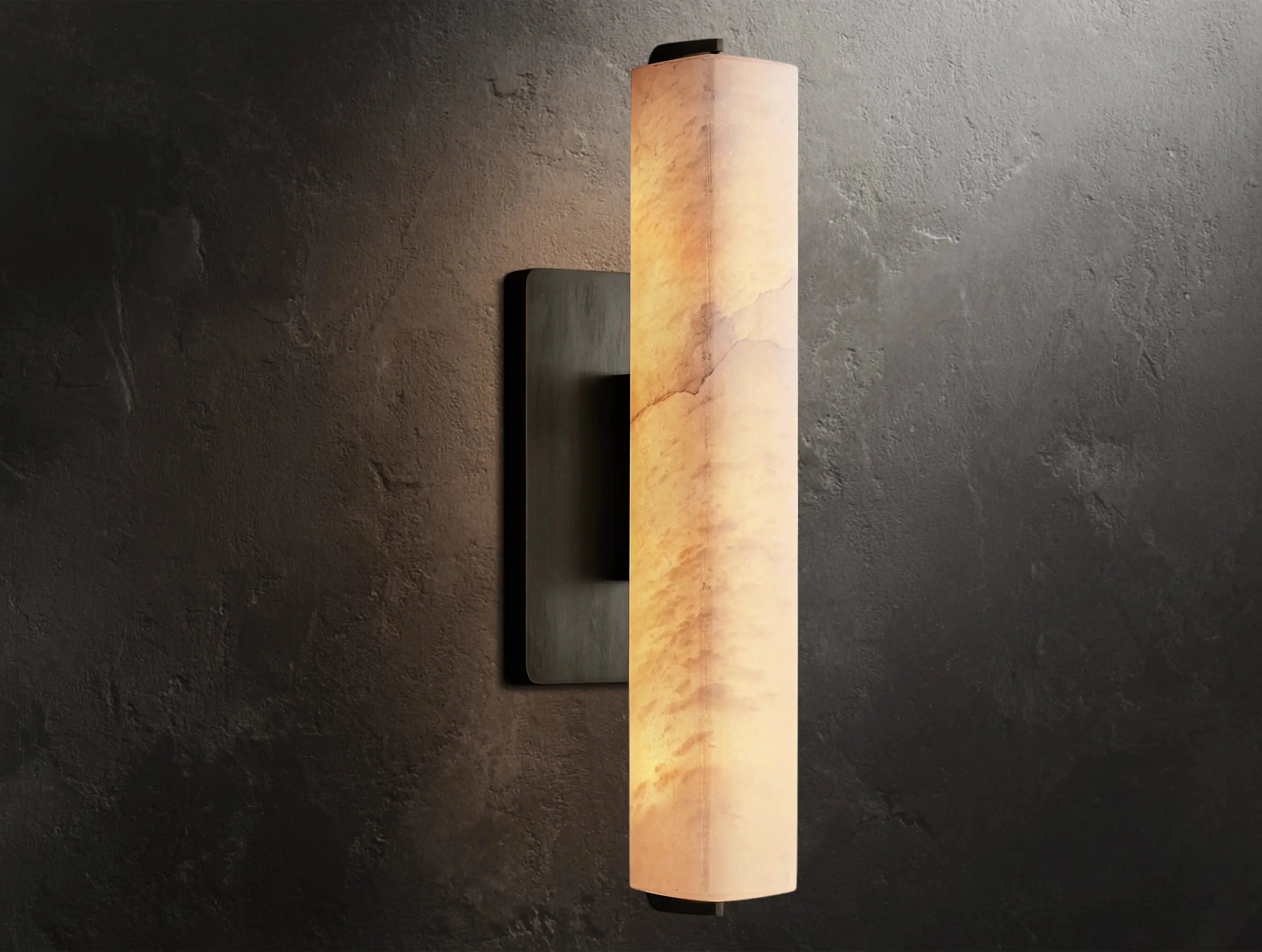 Ardubon Alabaster Single Sconce ZELNO LIGHTING