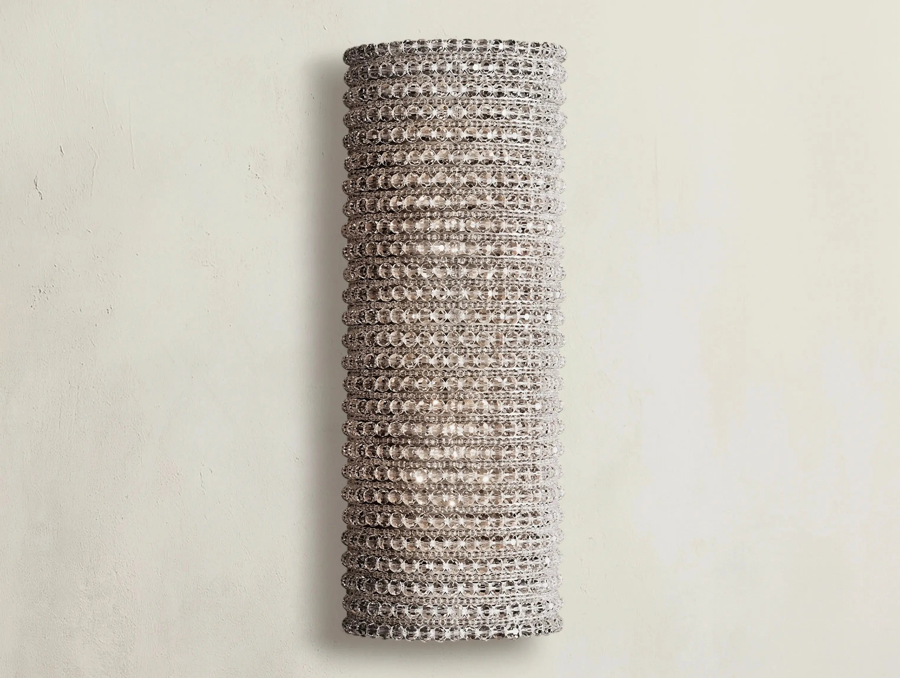 Macho Crystal Halo Clear Glass Sconce ZELNO LIGHTING