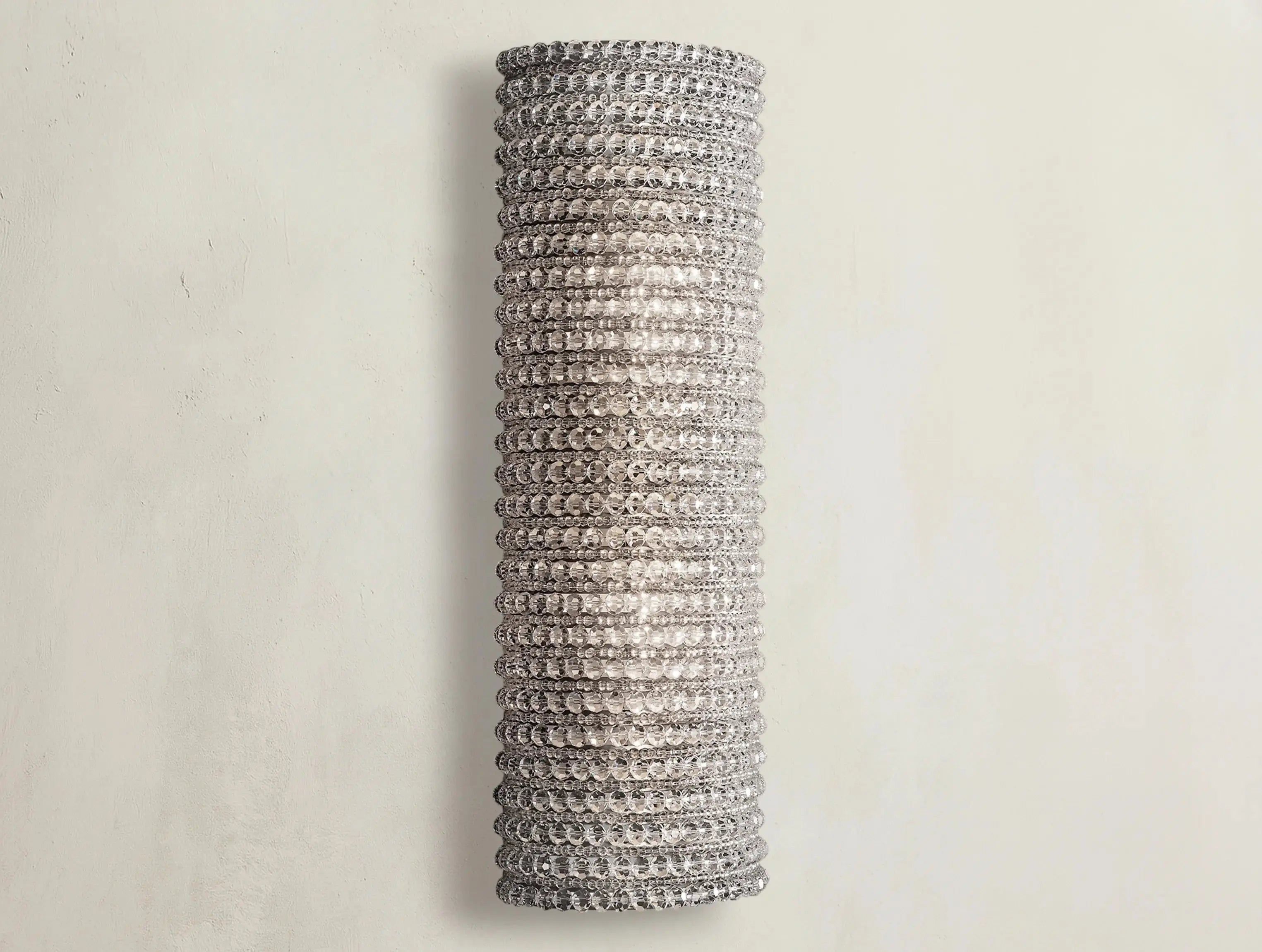 Macho Crystal Halo Clear Glass Sconce ZELNO LIGHTING