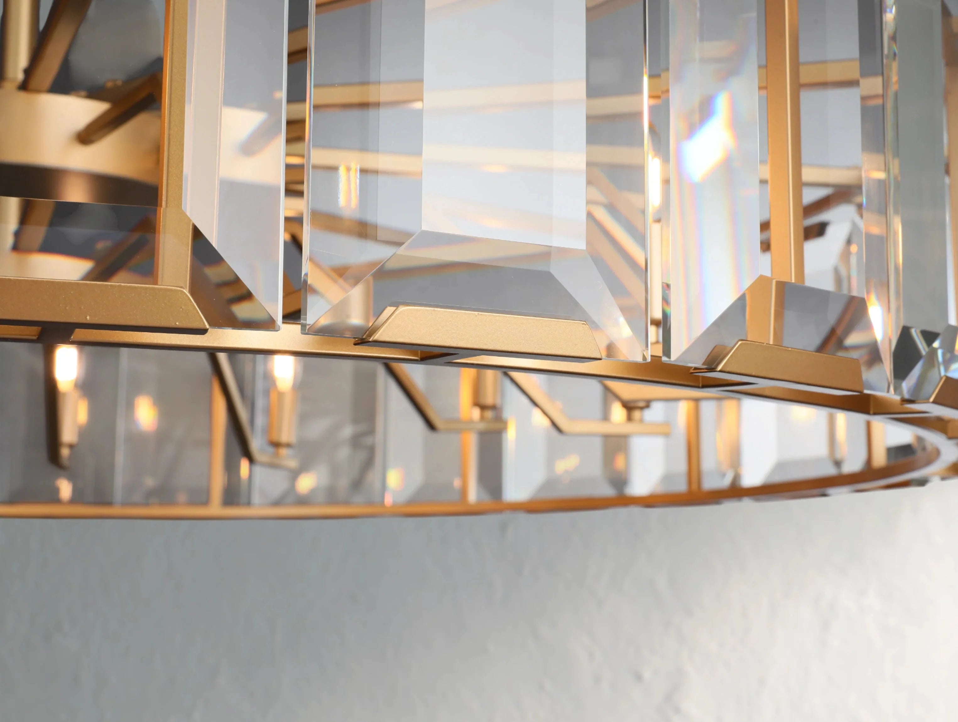 Valonne Crystal Round Chandelier ZELNO LIGHTING
