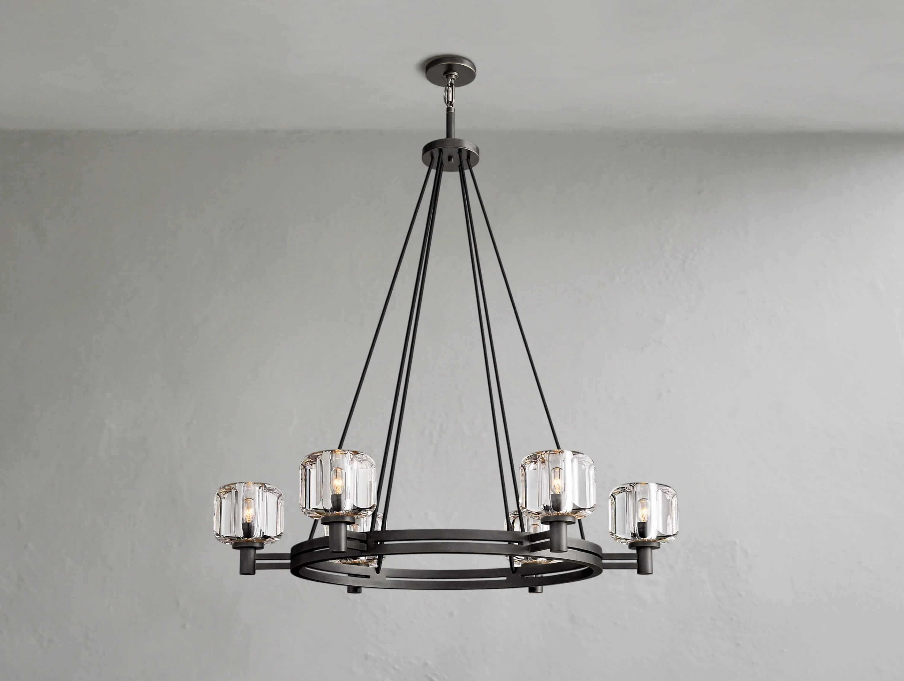 Demanette Round Chandelier ZELNO LIGHTING
