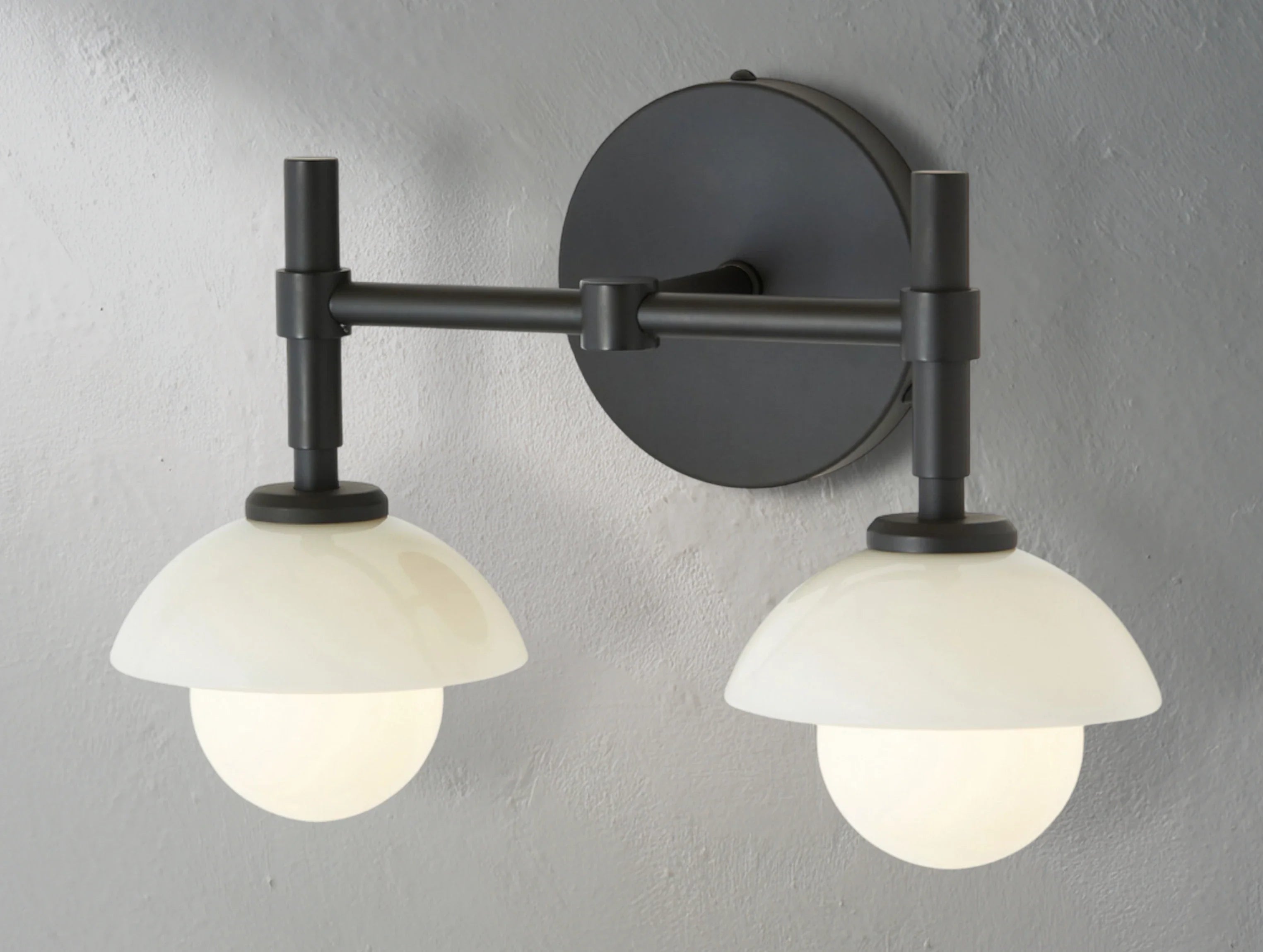 Greensh Double Sconce - ZELNO LIGHTING