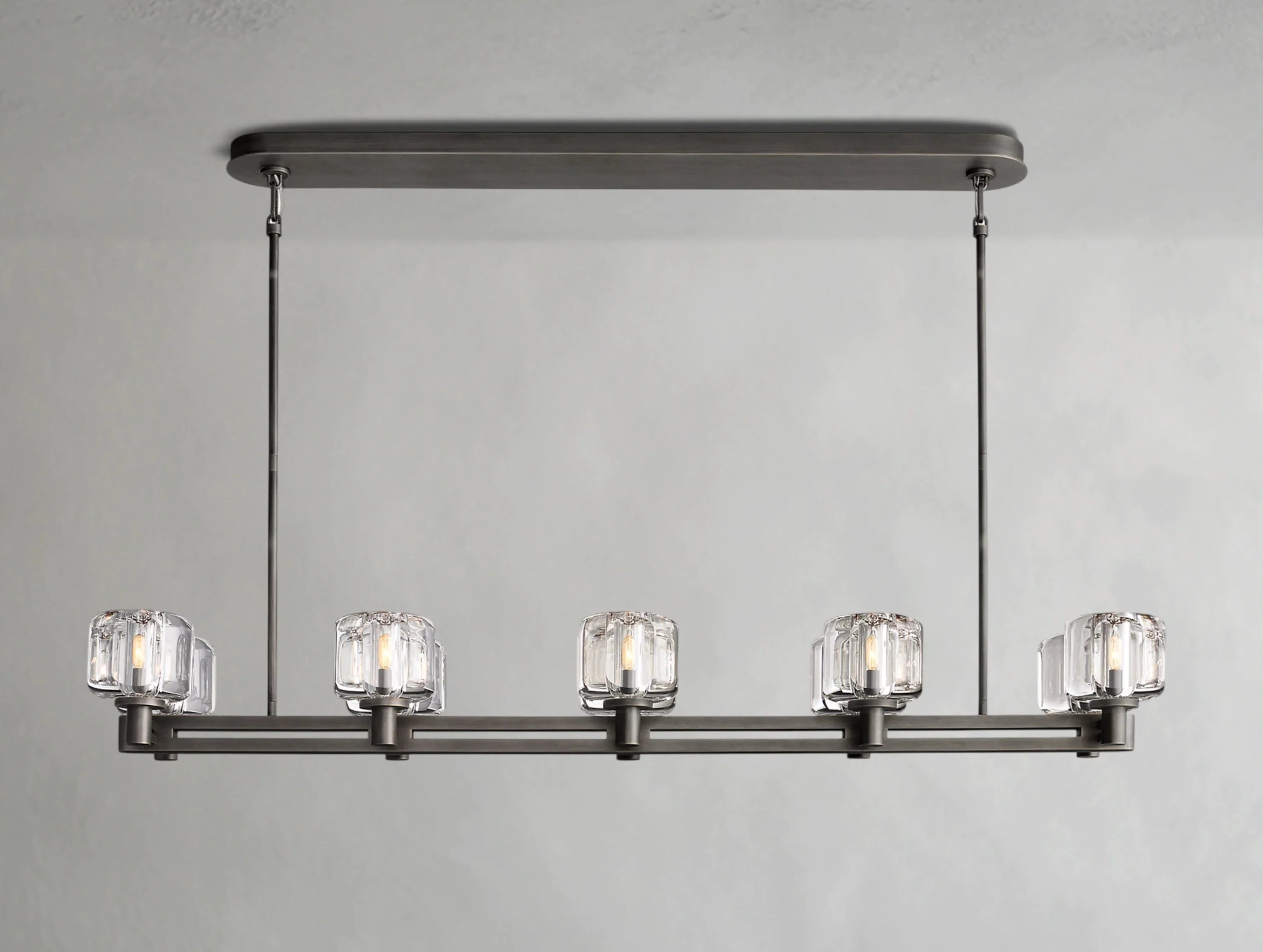 Demanette Linear Chandelier ZELNO LIGHTING