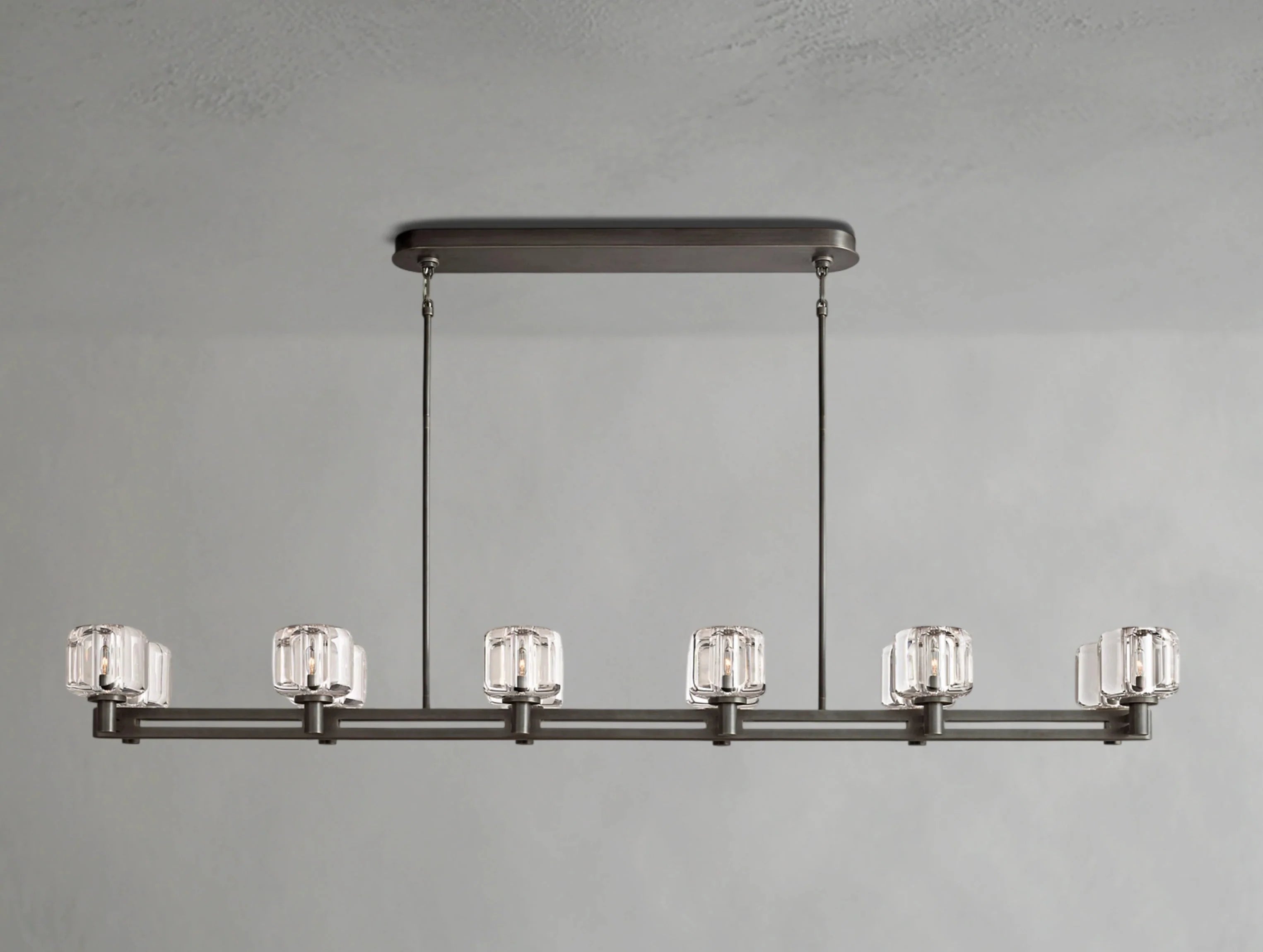 Demanette Linear Chandelier ZELNO LIGHTING