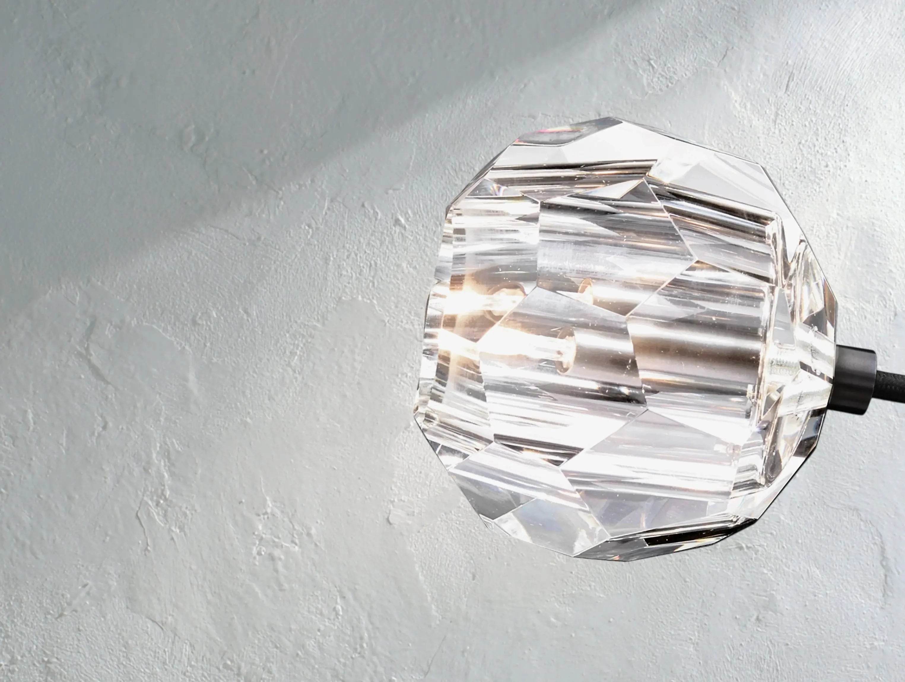 Orbital Cristal Glass Cord Pendant ZELNO LIGHTING