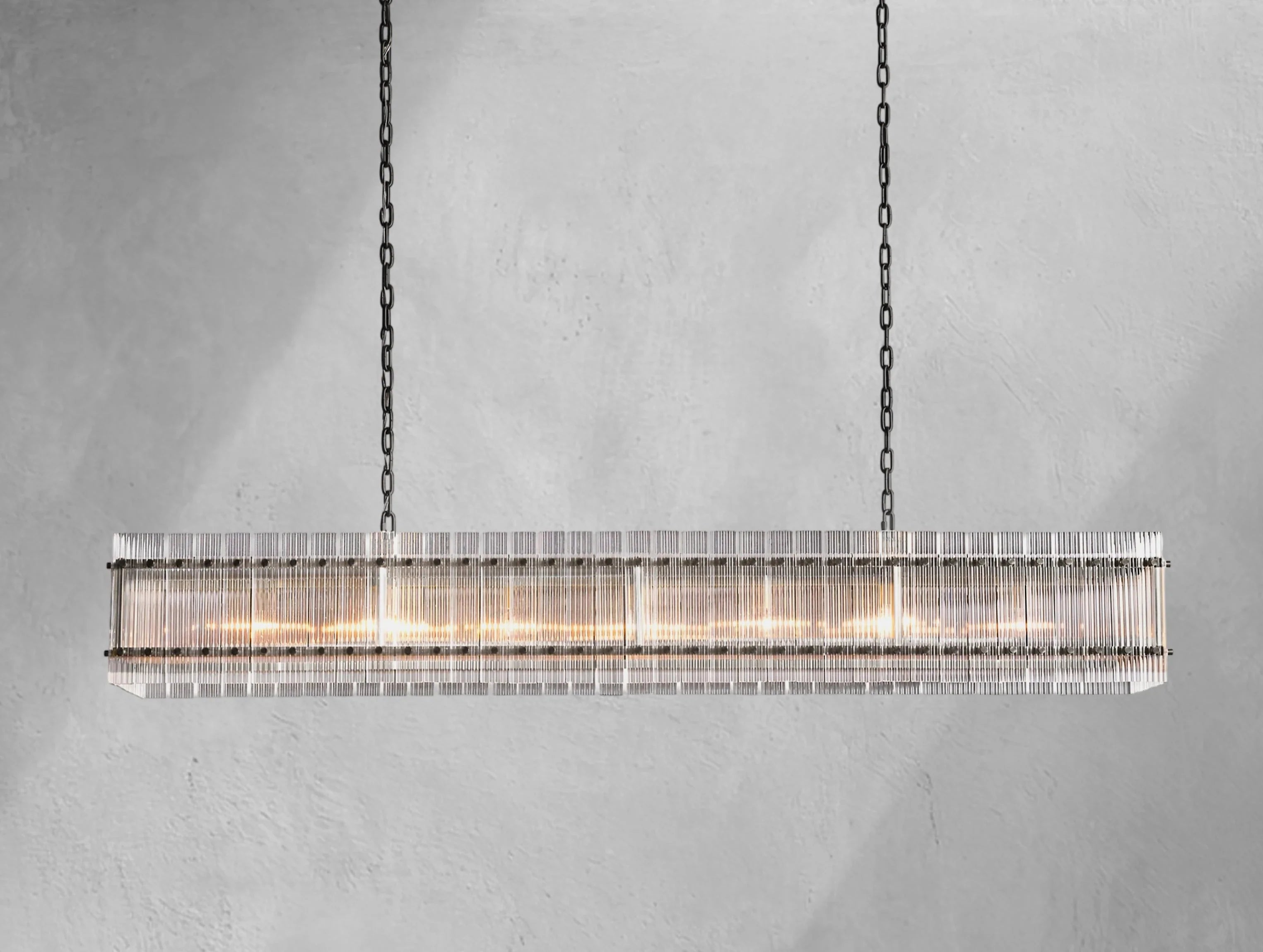 Royce Rectangular Chandelier ZELNO LIGHTING