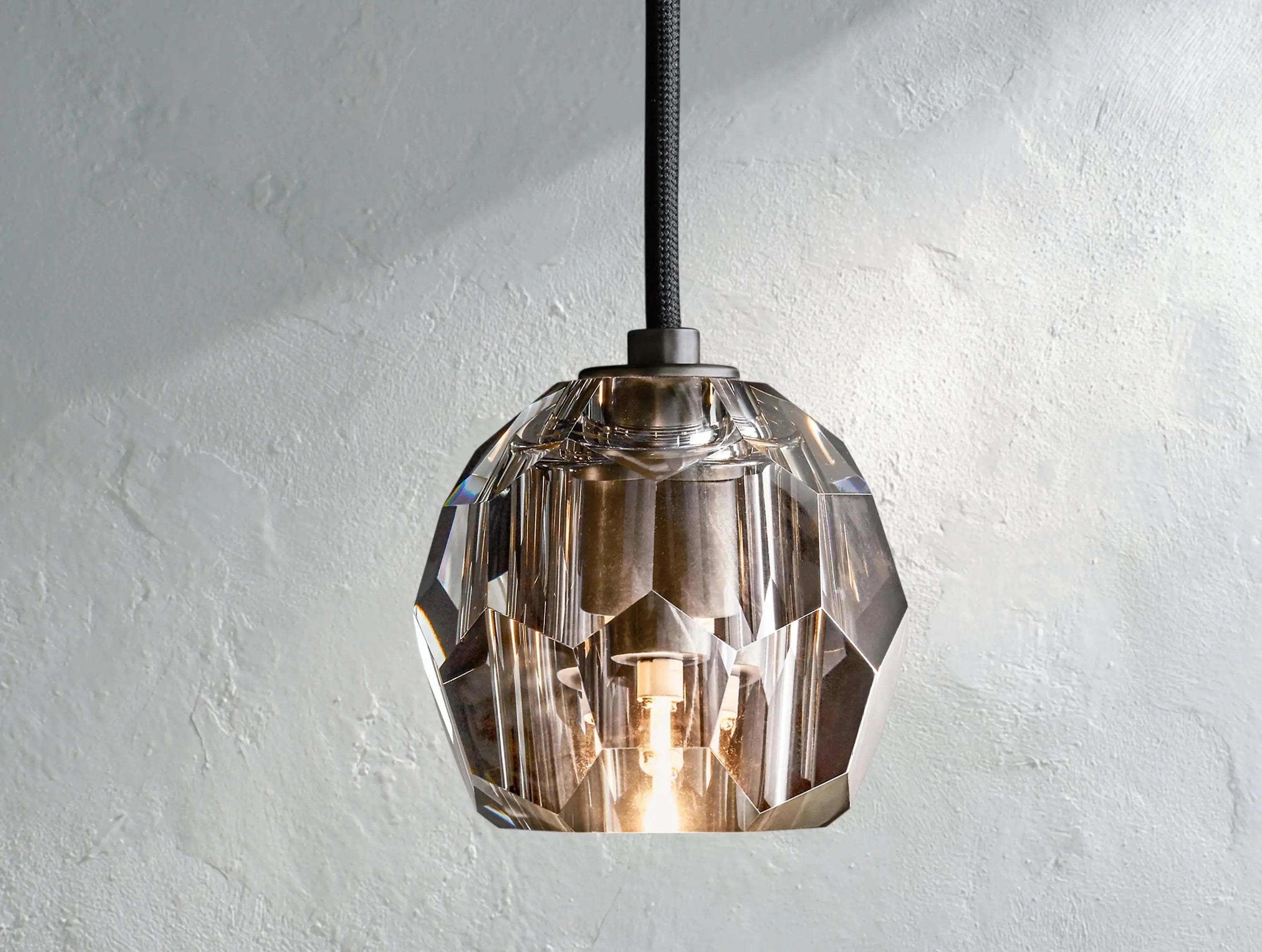 Orbital Cristal Glass Cord Pendant ZELNO LIGHTING
