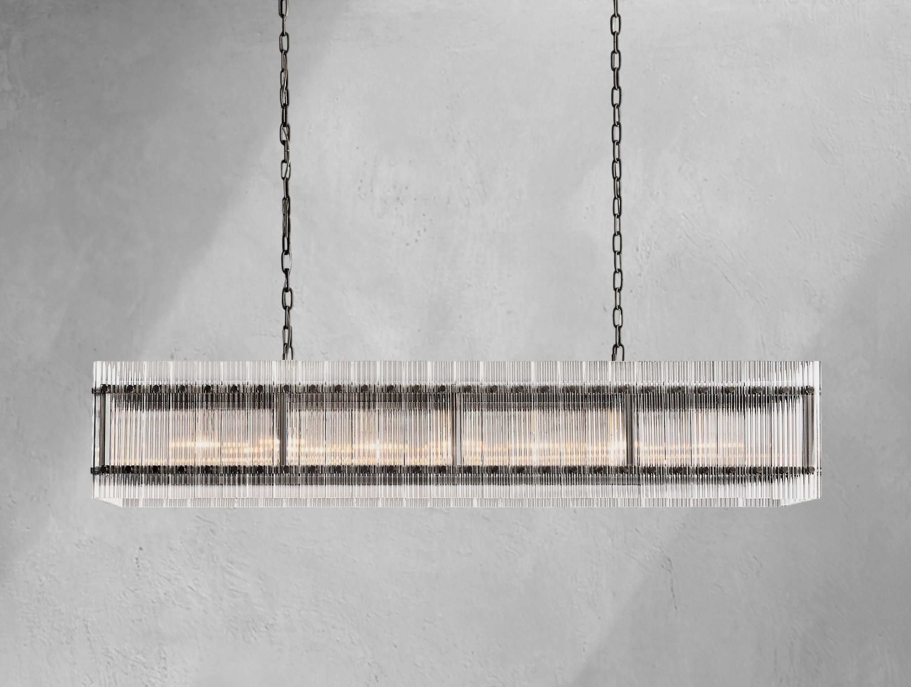 Royce Rectangular Chandelier ZELNO LIGHTING