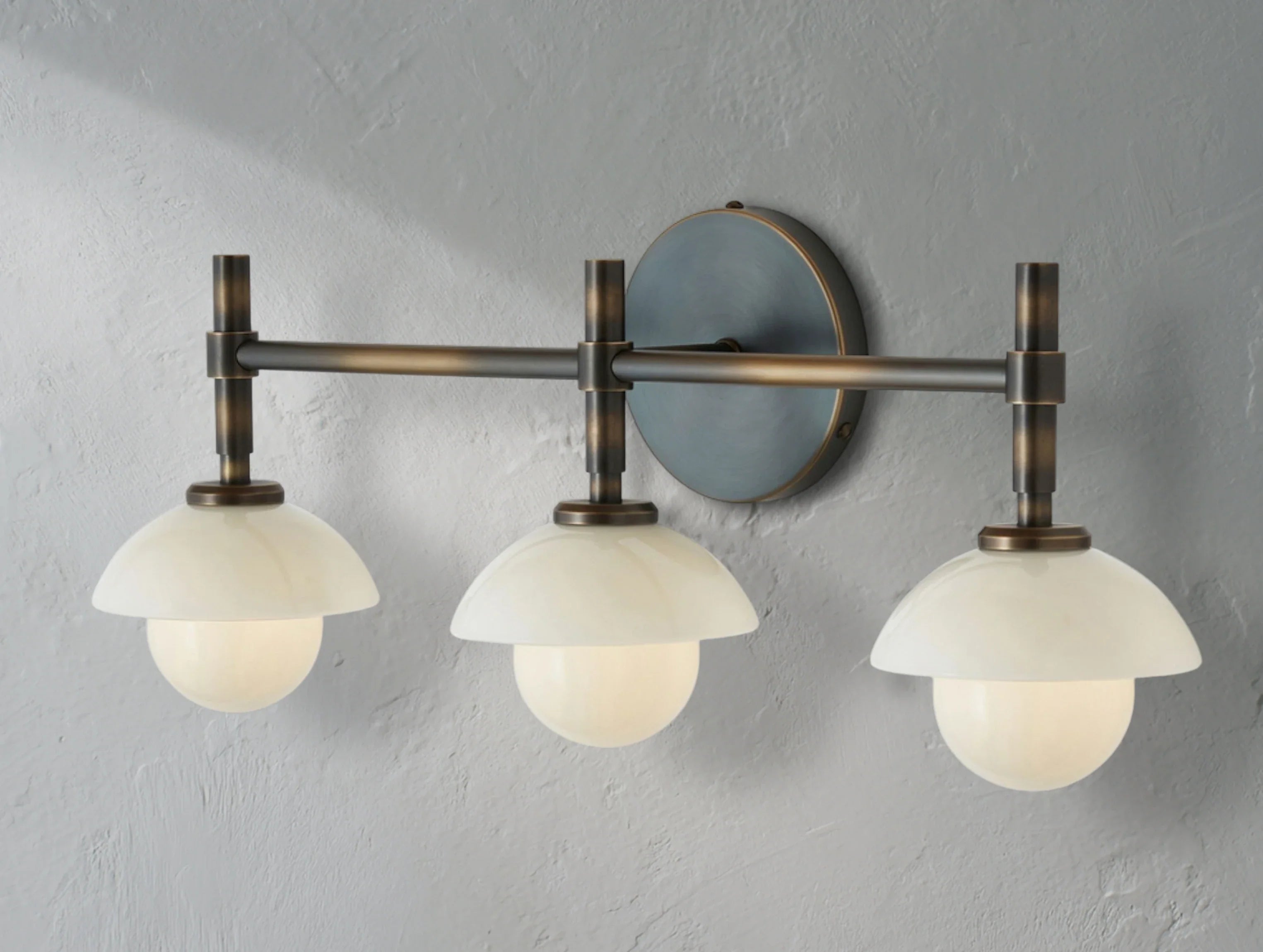 Greensh Triple Sconce - ZELNO LIGHTING