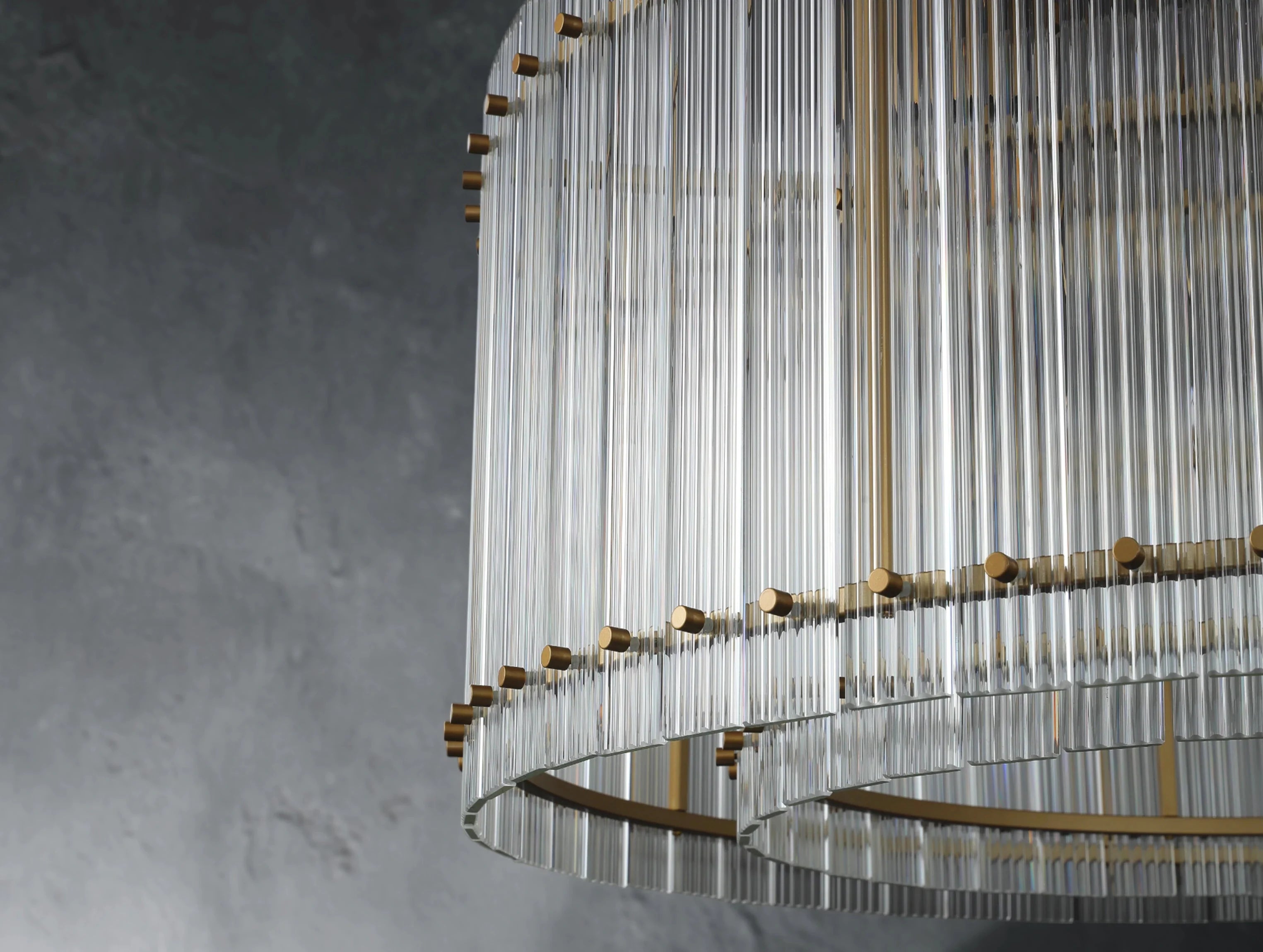 Royce Round Chandelier ZELNO LIGHTING