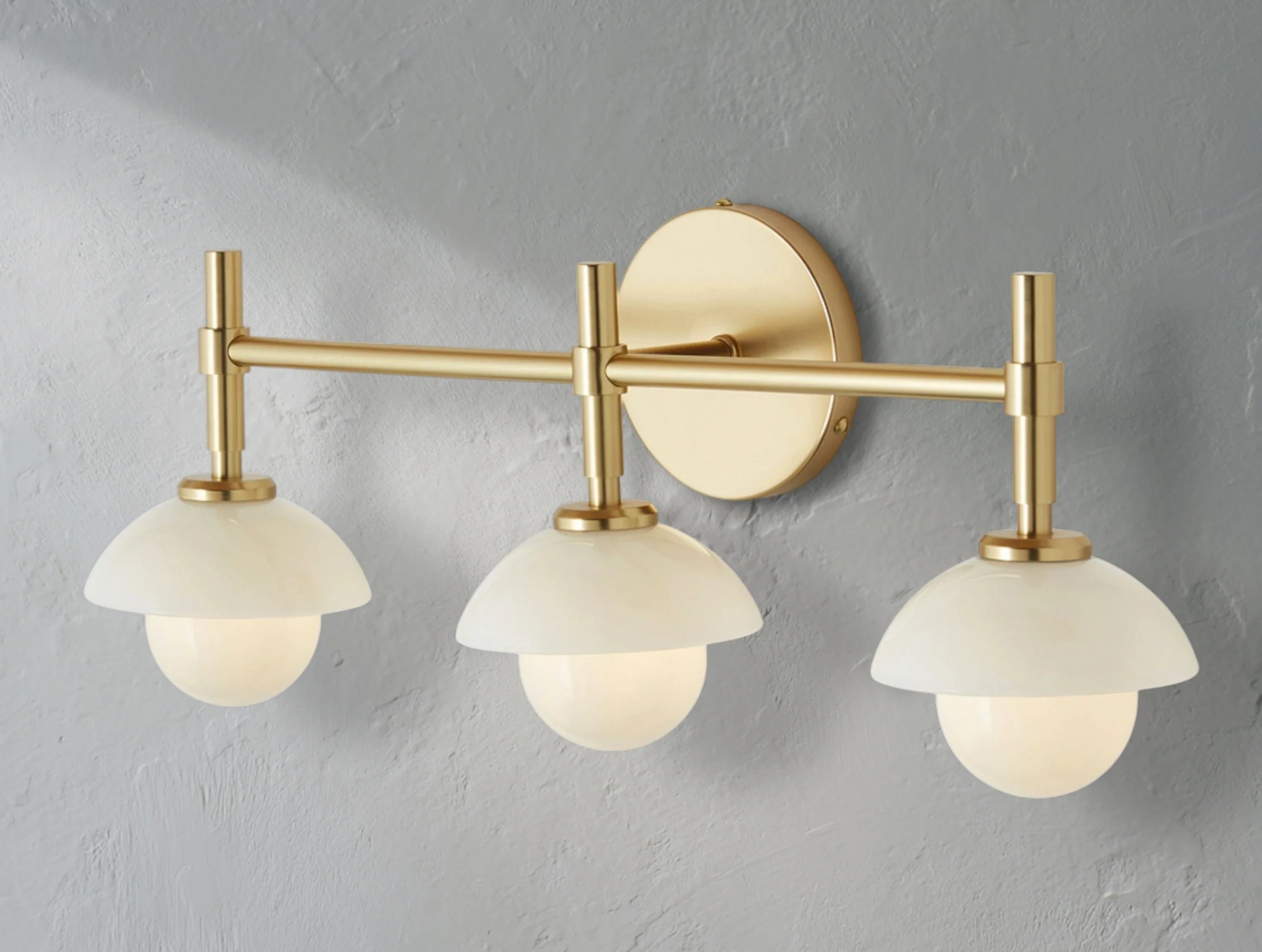 Greensh Triple Sconce - ZELNO LIGHTING