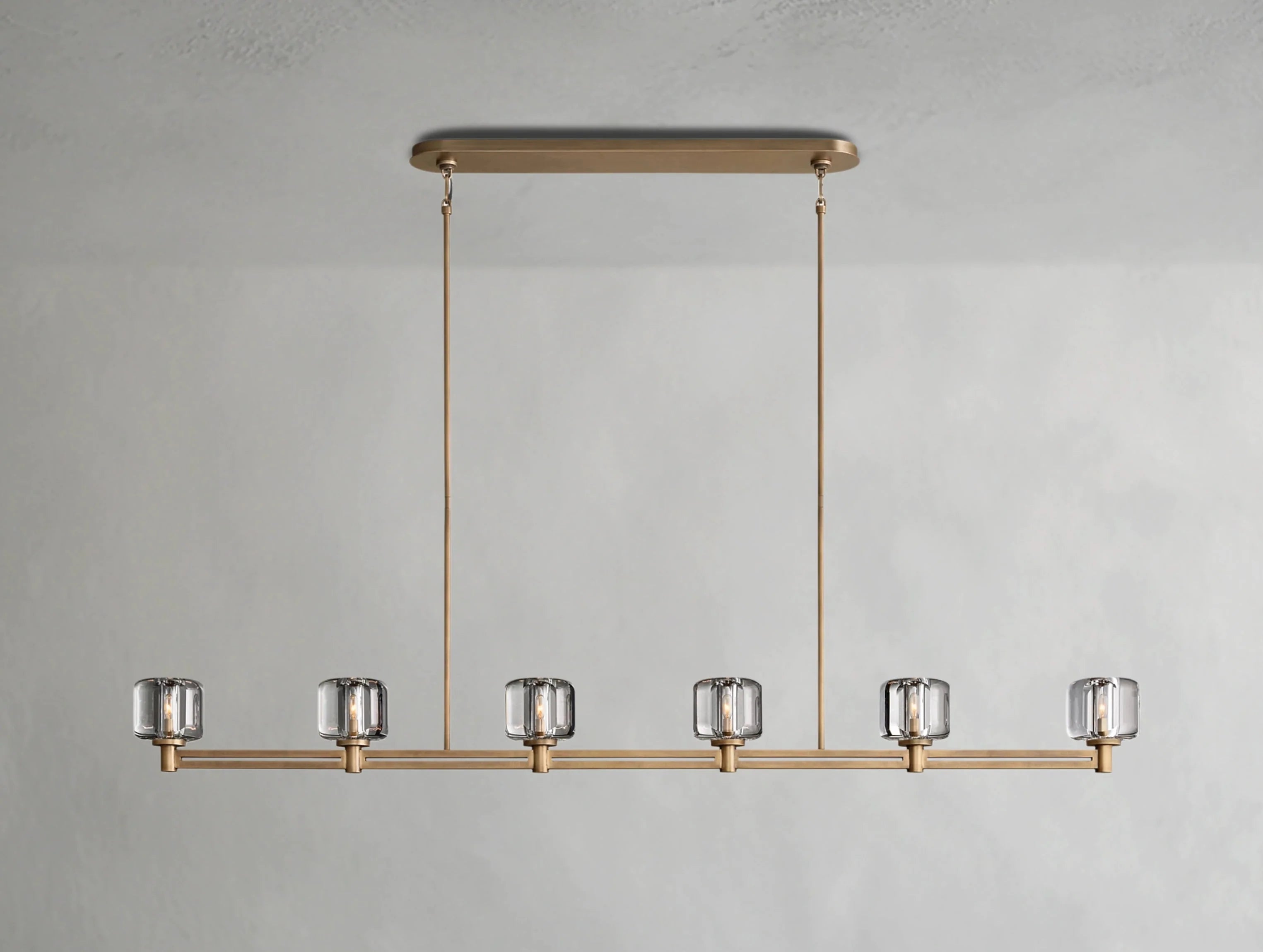 Demanette Linear Chandelier ZELNO LIGHTING