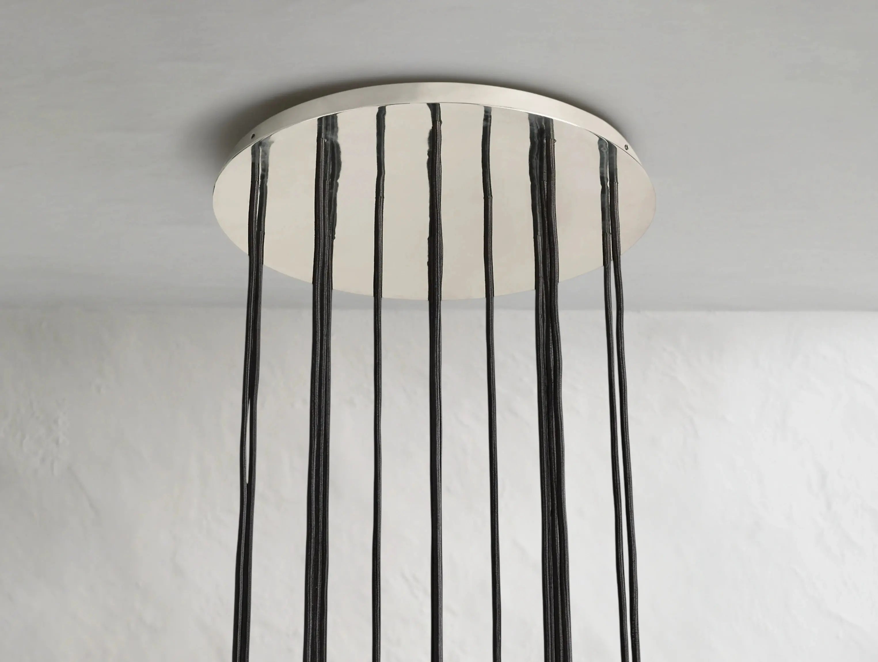 Orbital Cristal Glass Round Cluster Chandelier ZELNO LIGHTING
